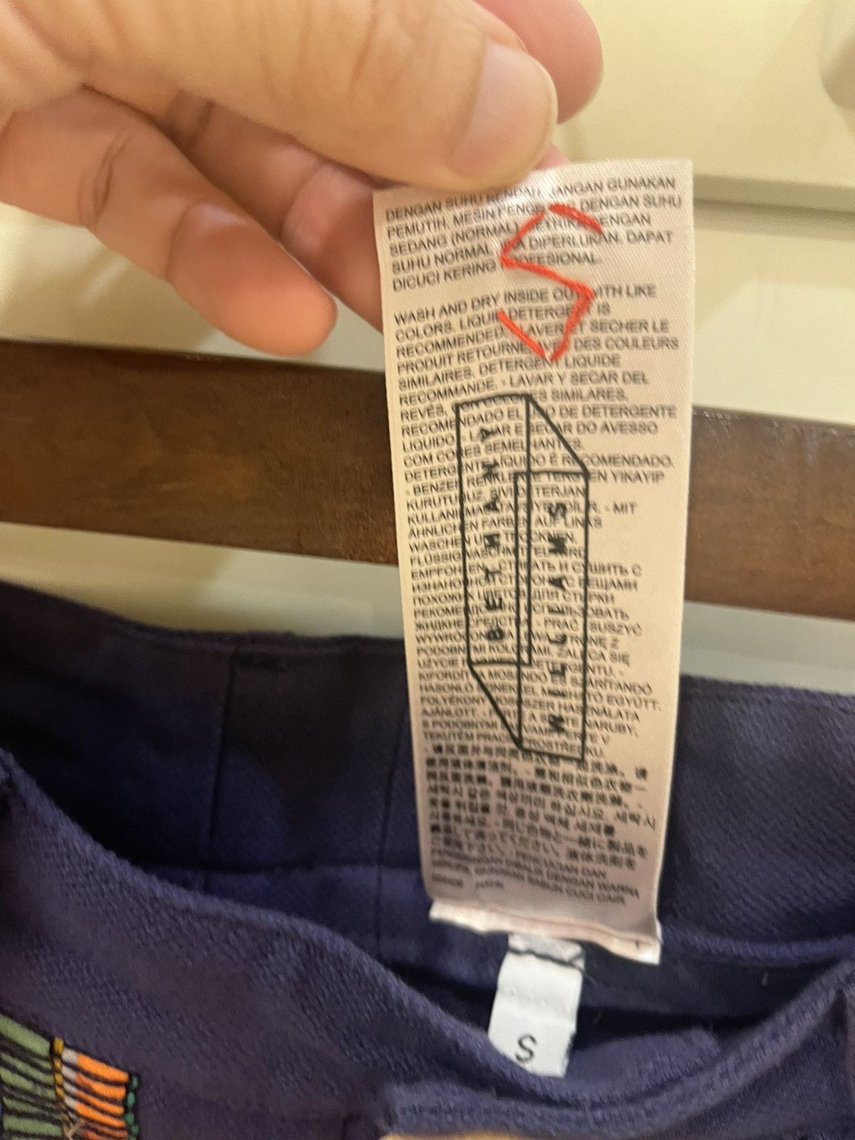 Bethany Williams wide legged flared cargo pamts with ribbons sizeS Size US 28 / EU 44 - 4 Thumbnail