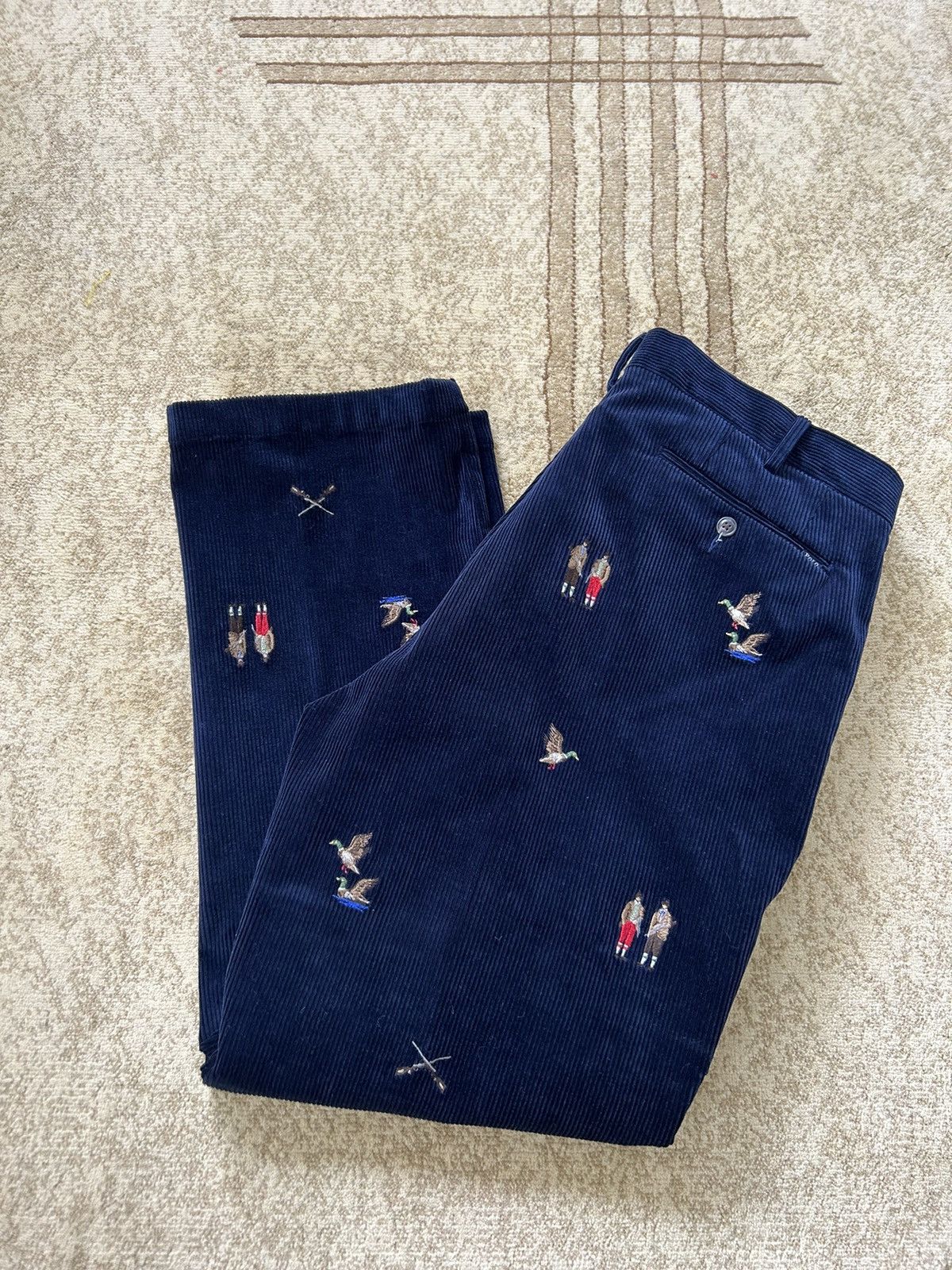 Polo Ralph Lauren Vintage Polo Ralph Lauren Corduroy Duck Hunting Pants Size US 36 / EU 52 - 1 Thumbnail
