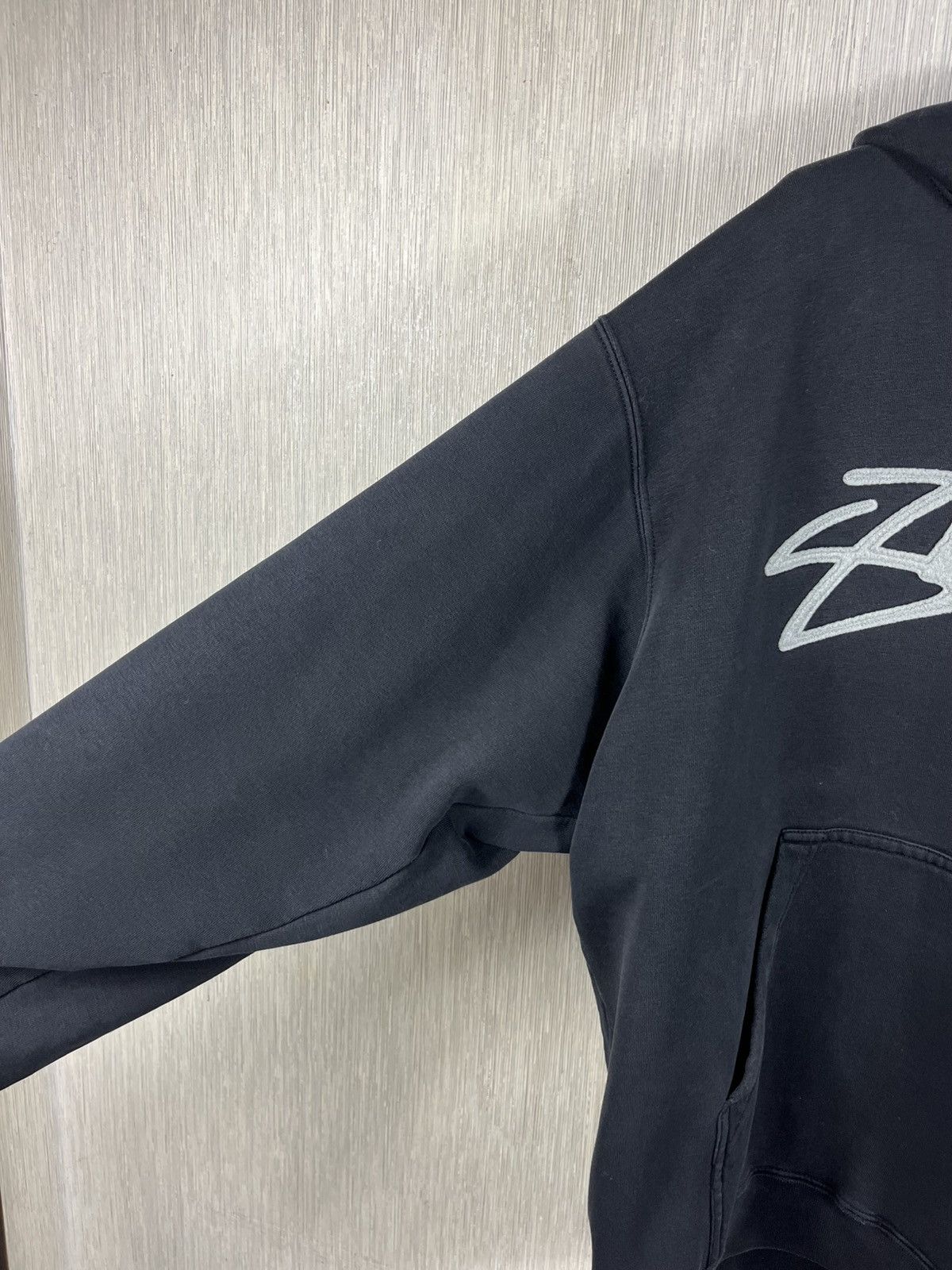 Stussy × Vintage Vintage 80s Stussy central big logo y2k hoodie sweatshirt Size US M / EU 48-50 / 2 - 13 Thumbnail