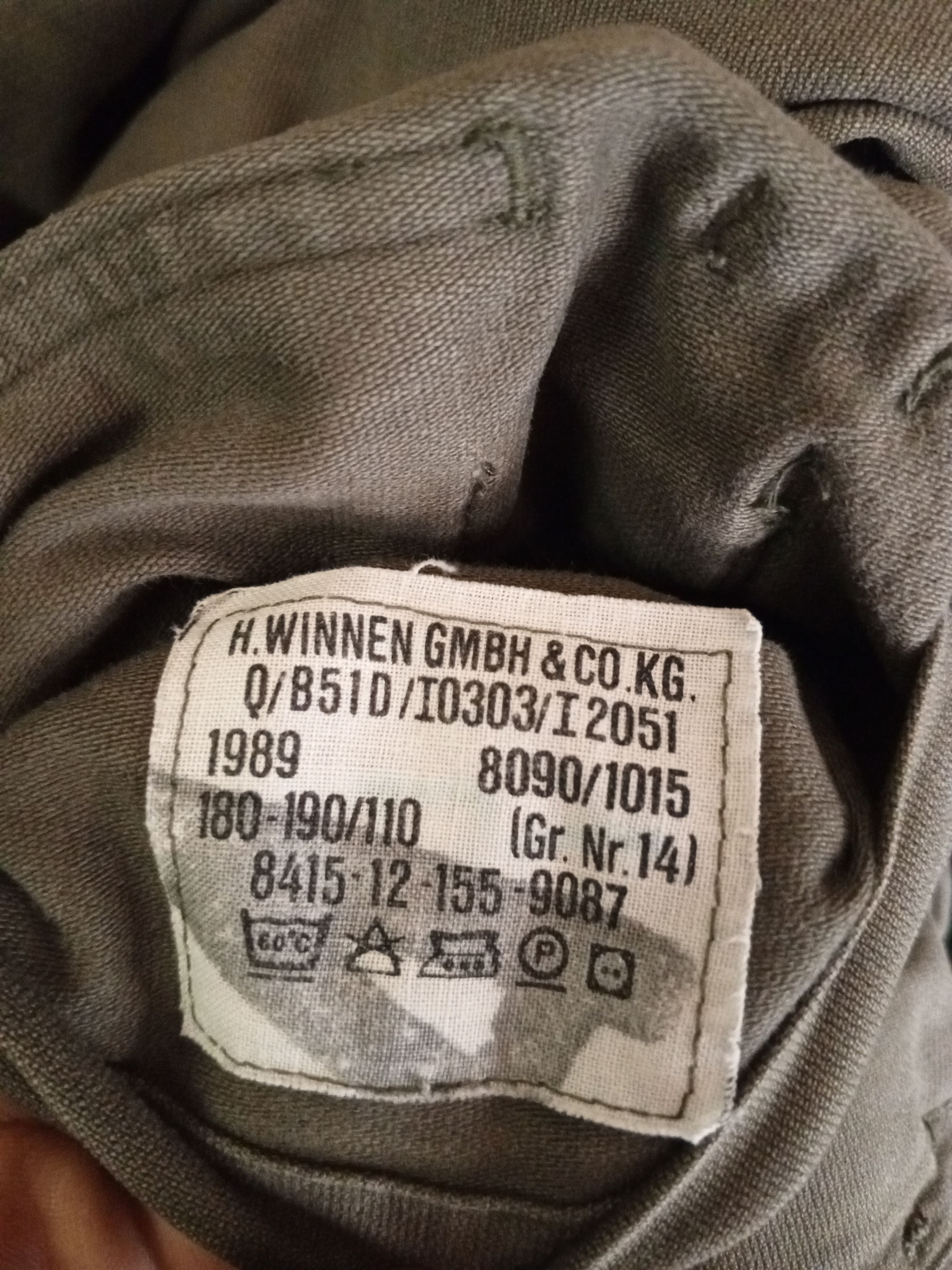 Vintage 1989 Germany military jacket Size US L / EU 52-54 / 3 - 10 Thumbnail