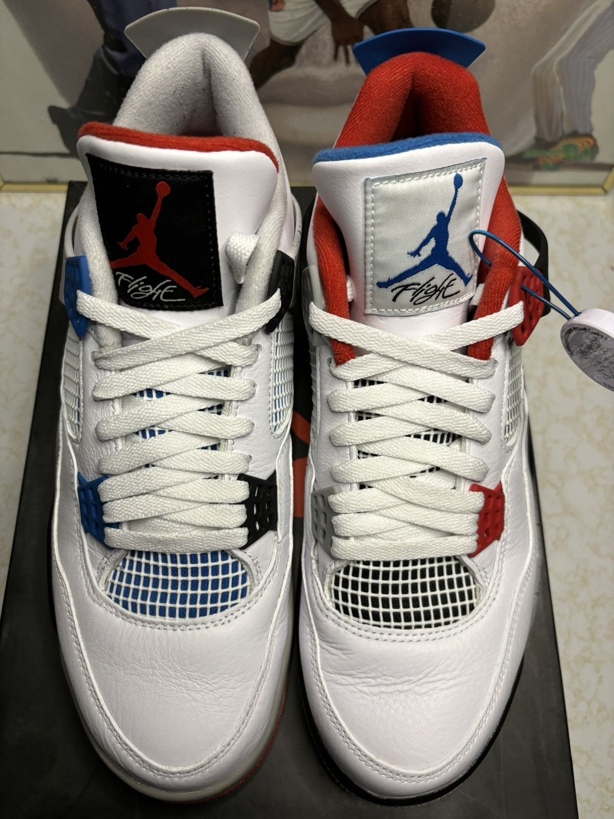 Jordan Brand Jordan Retro 4 ‘what the’ Size US 11 / EU 44 - 2 Thumbnail