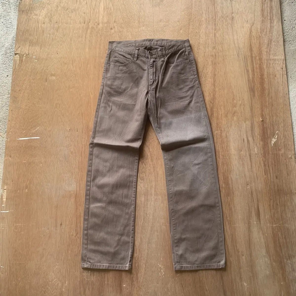 Vintage FADED ‼️ JAPANESE VINTAGE UNIQLO BLANK 5-POCKET PANTS Size US 28 / EU 44 - 1 Thumbnail