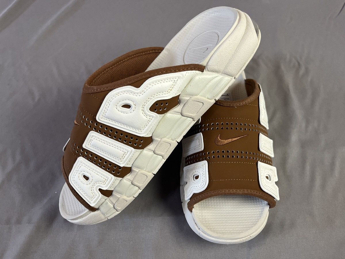 Nike Nike AIR MORE UPTEMPO Slide in ‘Brown/Sail’ US 9,10,11,12 Size US 10 / EU 43 - 5 Thumbnail