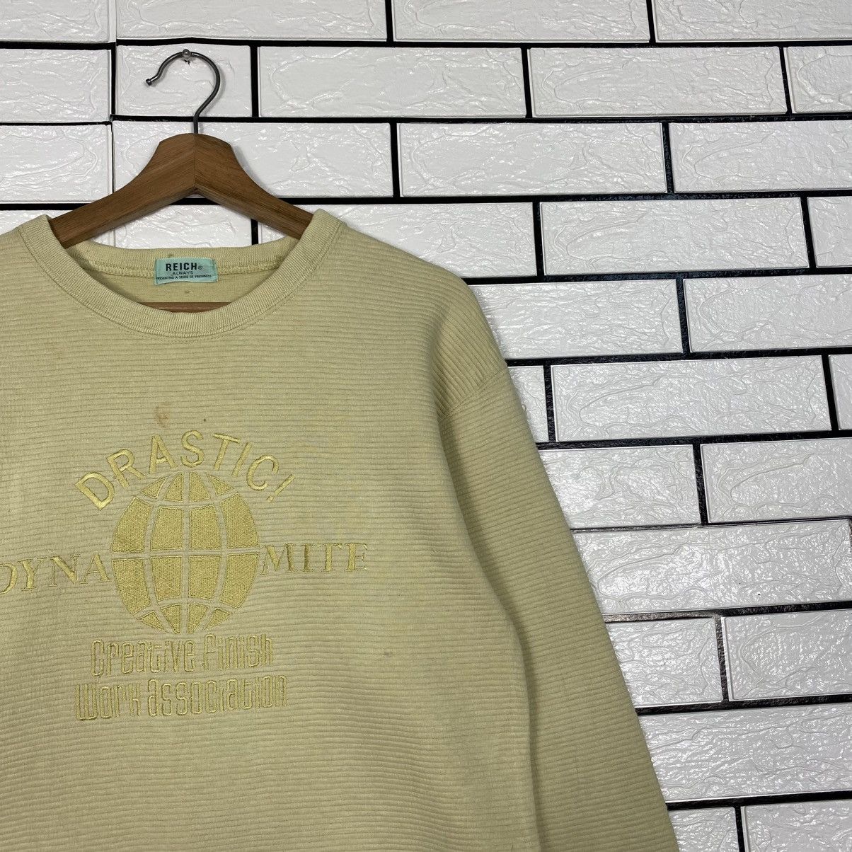 Japanese Brand 📌Vintage Sweatshirt Reich Big Logo Embroidery Size US M / EU 48-50 / 2 - 7 Thumbnail