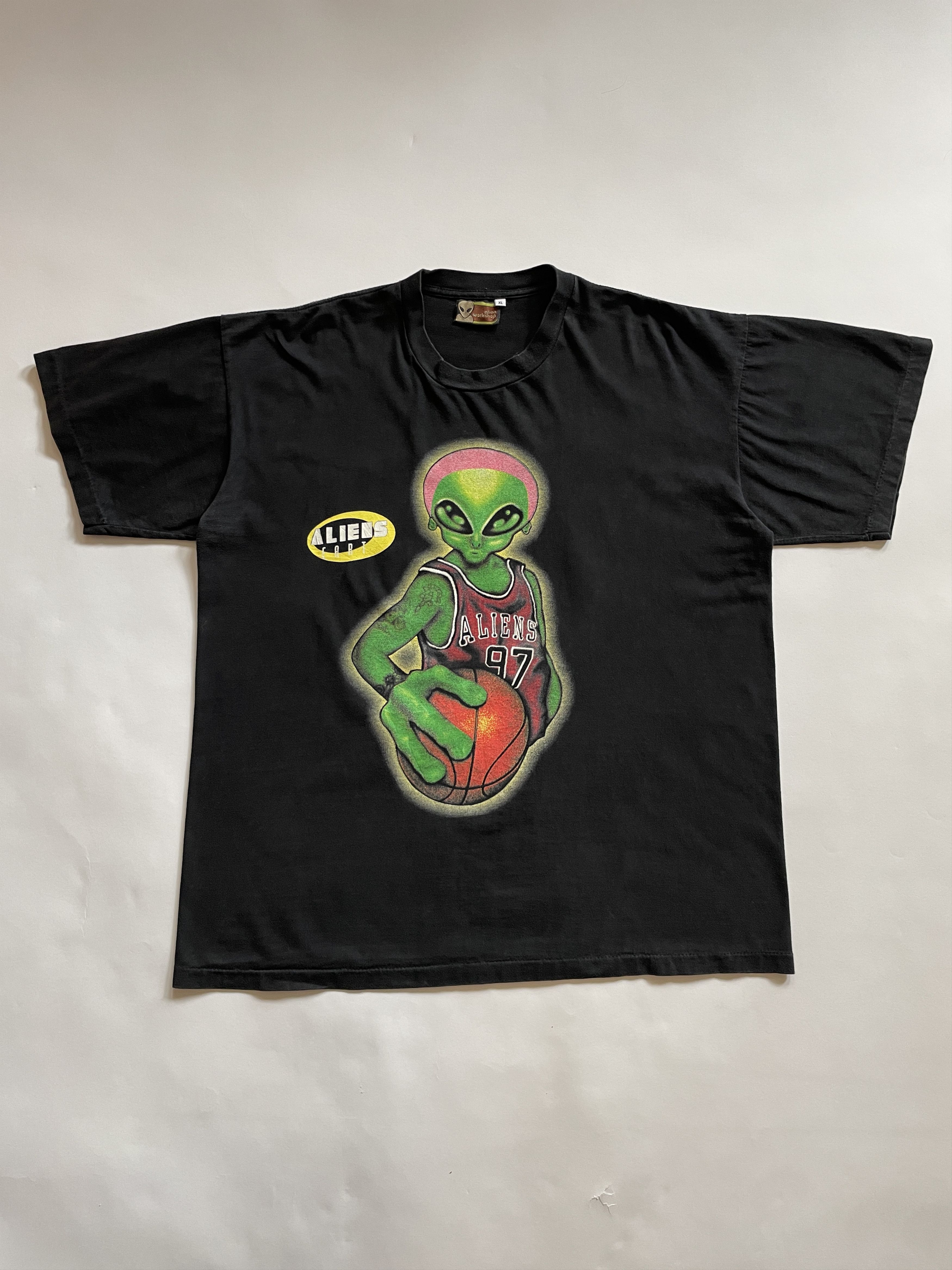 Alien Workshop 1990s Alien Workshop Dennis Rodman Skate T-Shirt Size US XL / EU 56 / 4 - 2 Thumbnail