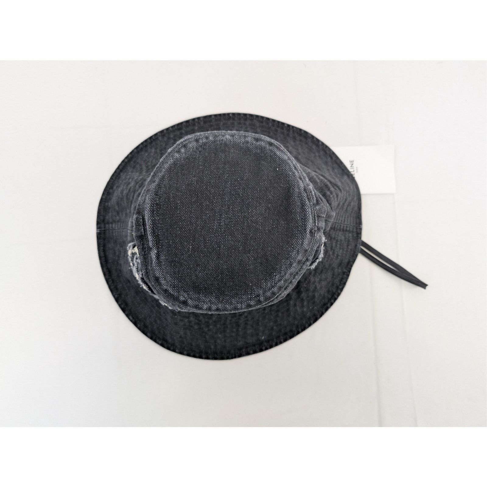 Celine o1rshd1 Size: M / Gothic Bucket Hat / Cap in Black Size ONE SIZE - 5 Thumbnail