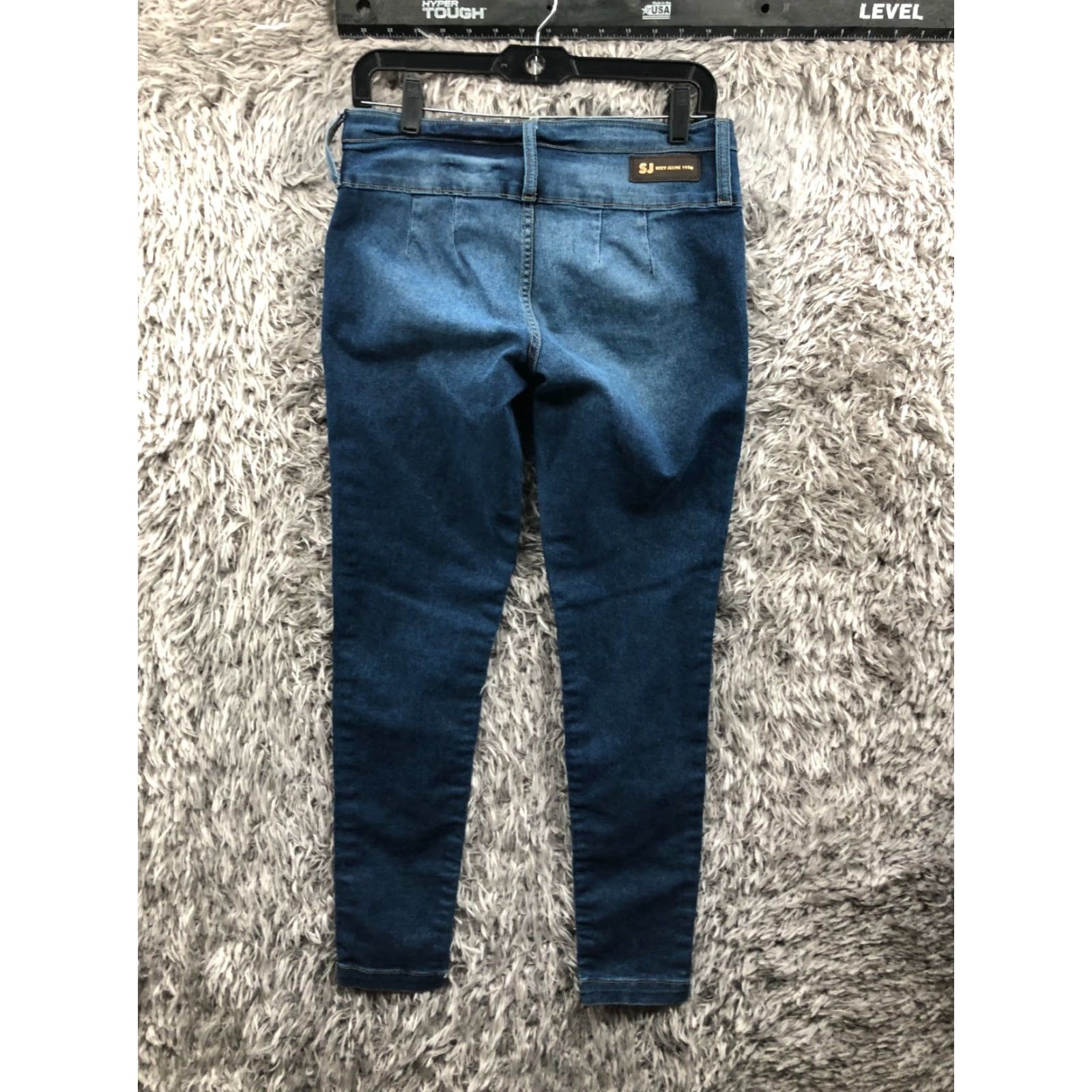 Vintage Sexy Jeans SJ Nikki Skinny Jeans Womens Medium Blue 29 Size 29" - 5 Thumbnail