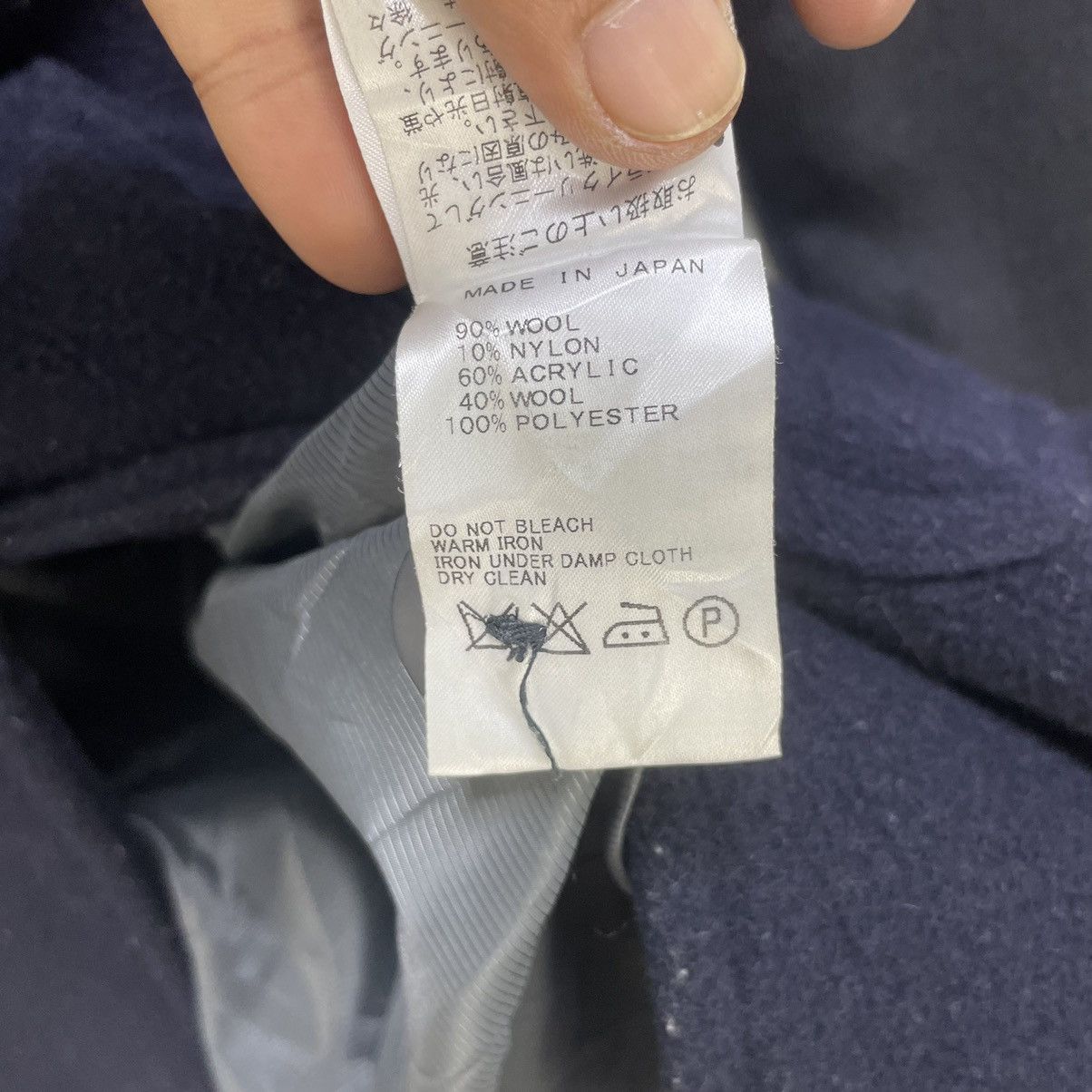 Japanese Brand 🔥 Nadell Double Side Button Stand Up Collar Wool Jacket Size M / US 6-8 / IT 42-44 - 11 Thumbnail