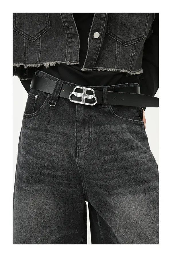 Japanese Brand moto Loose wide-leg vintage distressed flared denim shorts Size US 32 / EU 48 - 5 Thumbnail