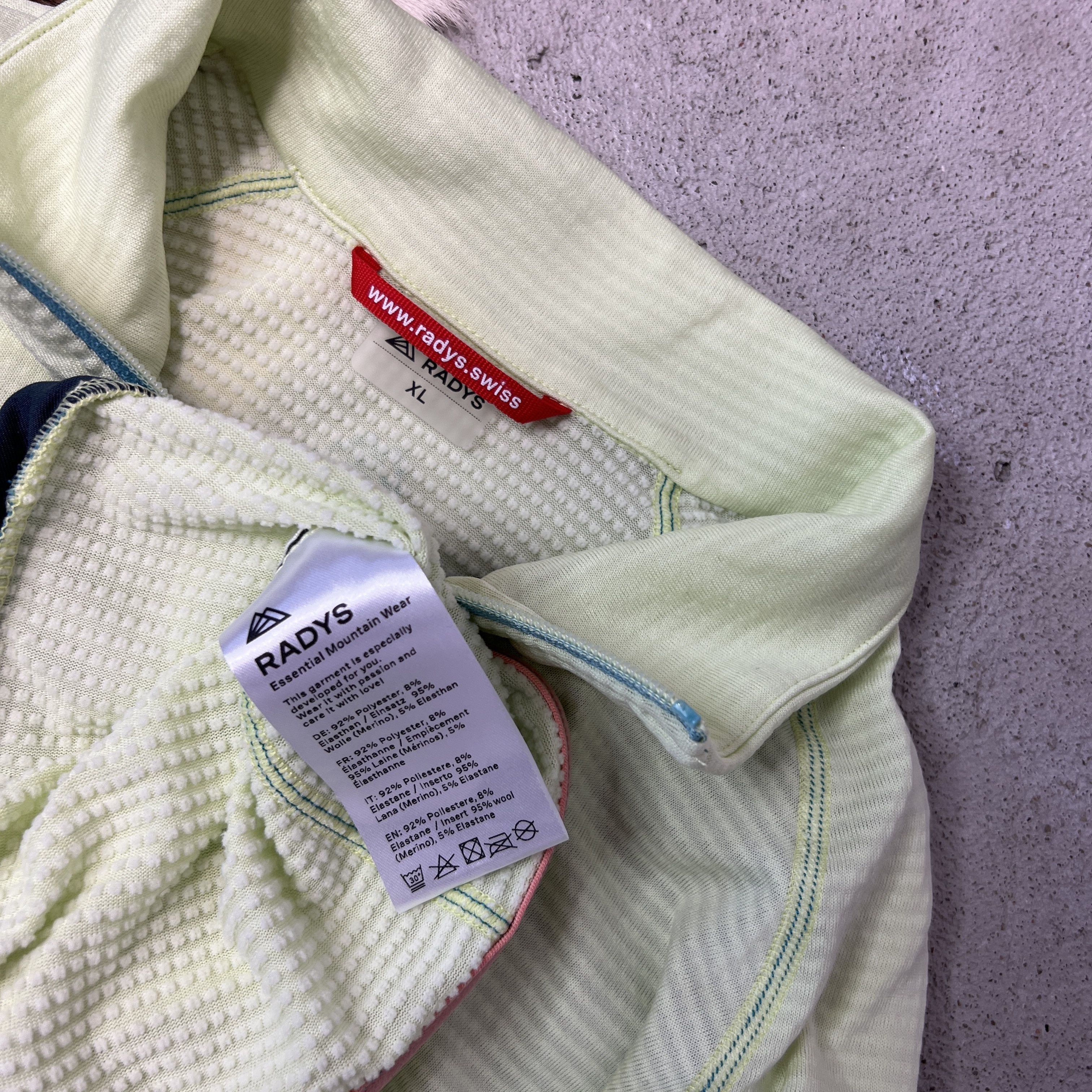 Vintage Vintage Sporty Streetwear Thermo Radys Zip Sweatshirt Y2K Size XL / US 12-14 / IT 48-50 - 6 Thumbnail