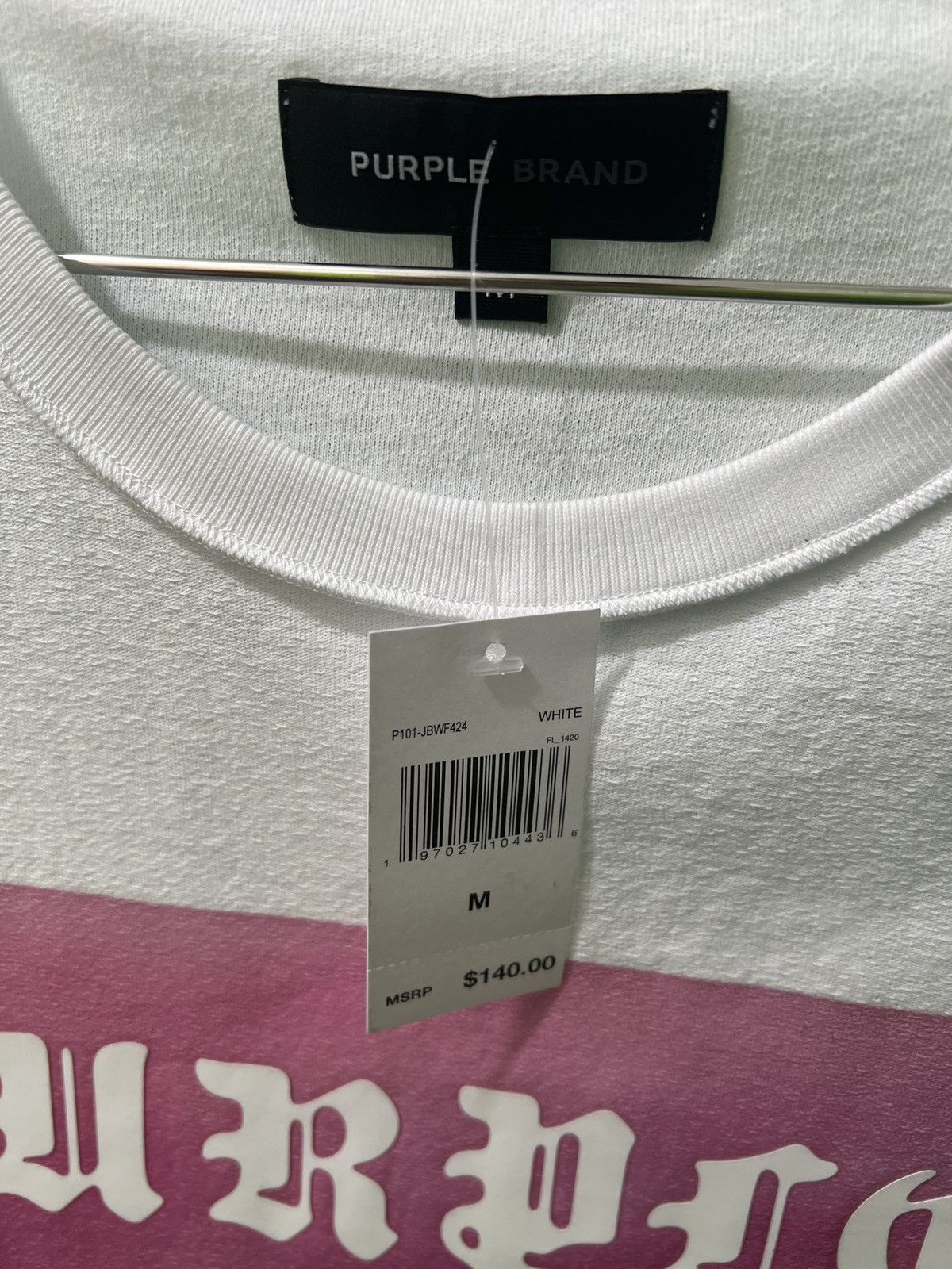 Purple Brand Purple brand white t shirt Size US M / EU 48-50 / 2 - 2 Thumbnail
