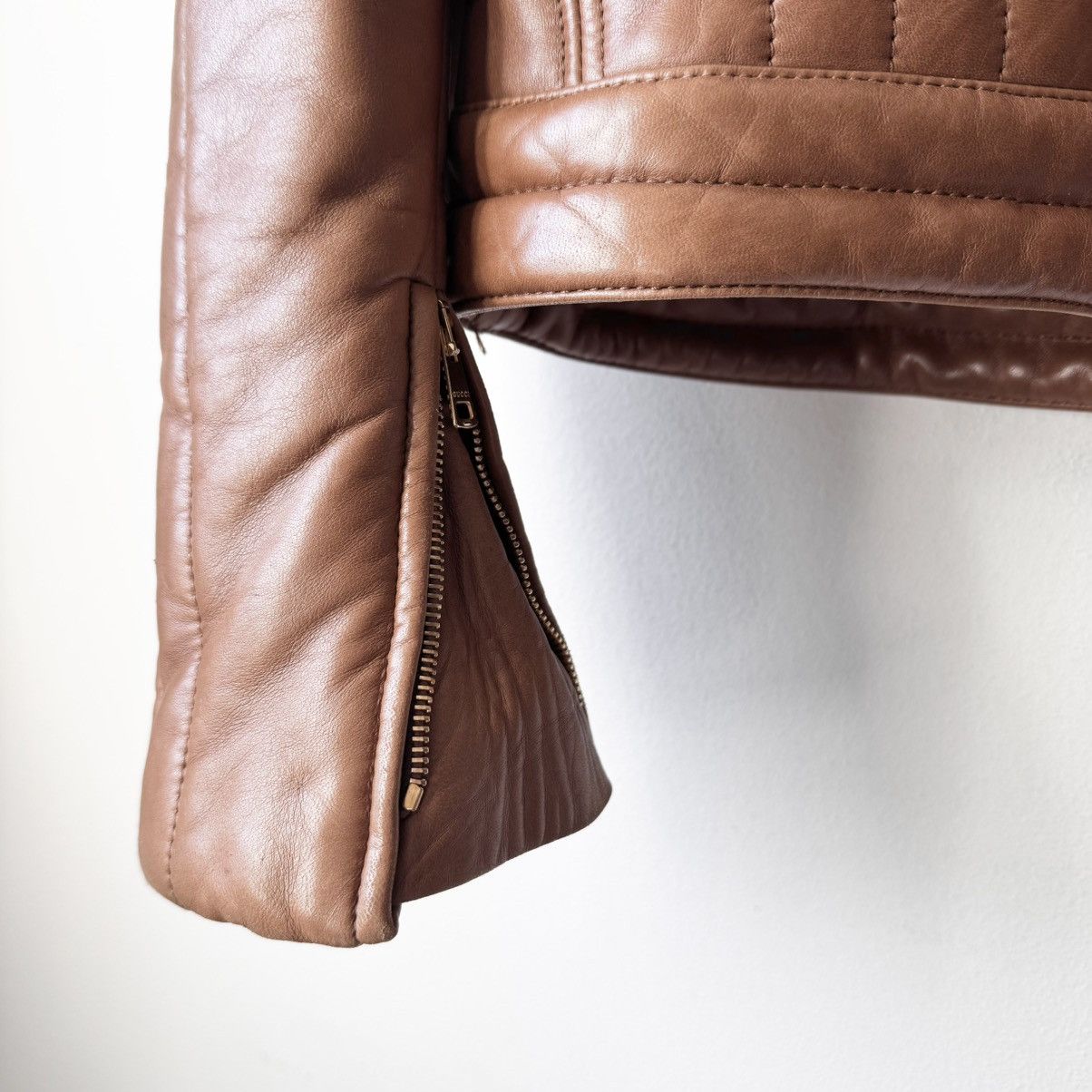 Gucci Gucci Tom Ford FW2000 Quilted Padded Biker Leather Jacket Size US M / EU 48-50 / 2 - 4 Thumbnail