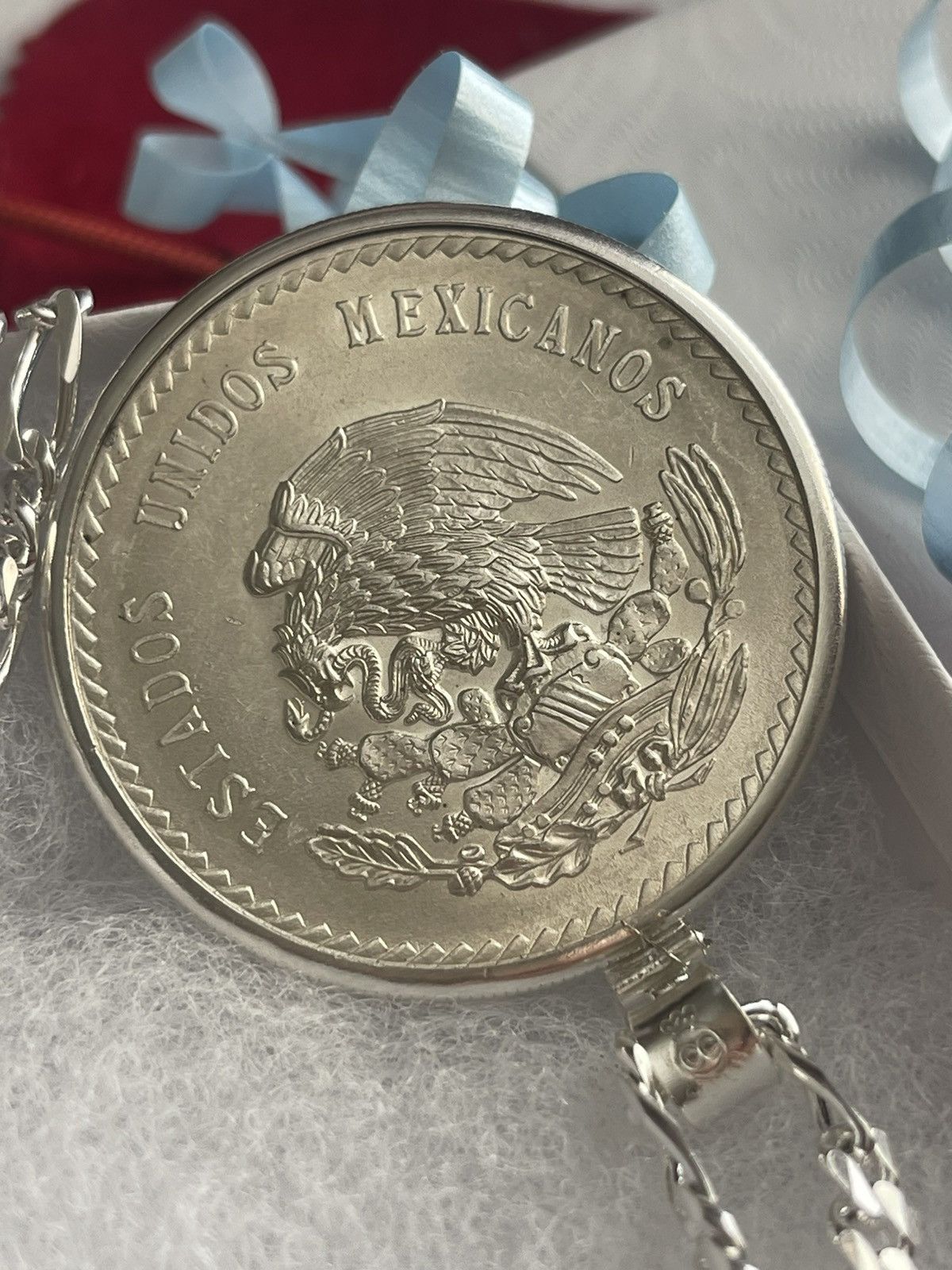 Designer × Vintage Vintage silver coin pendant necklace Size ONE SIZE - 3 Thumbnail