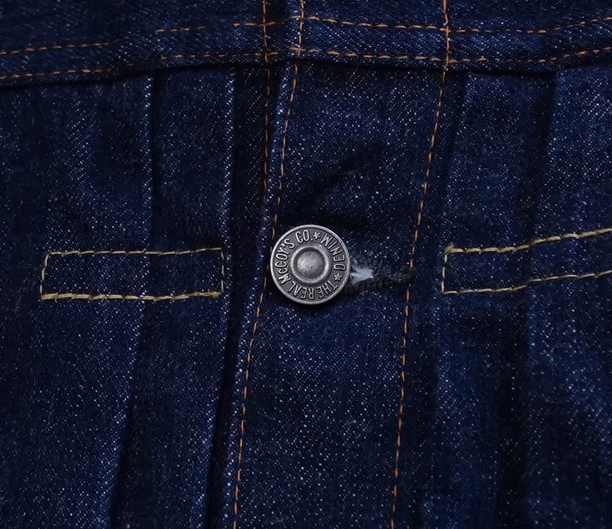 The Real McCoy's THE REAL McCOY'S 14.25oz Indigo Type-1 Denim JKT MJ25010 Size US S / EU 44-46 / 1 - 6 Thumbnail