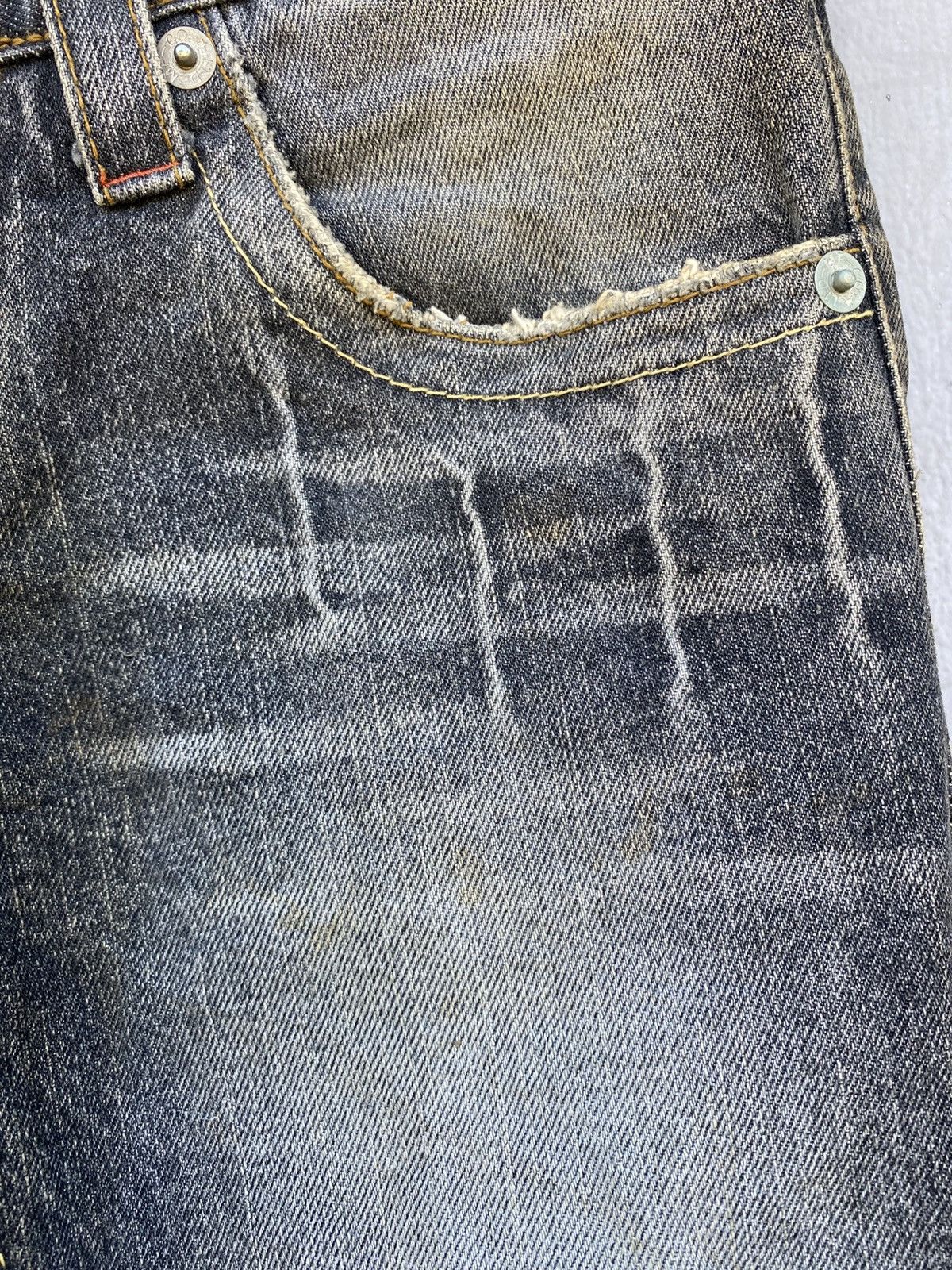 Hysteric Glamour × If Six Was Nine × Vanquish Vanquish Destroyed Distressed Washed Black Ring Jean Size 28" / US 6 / IT 42 - 5 Thumbnail