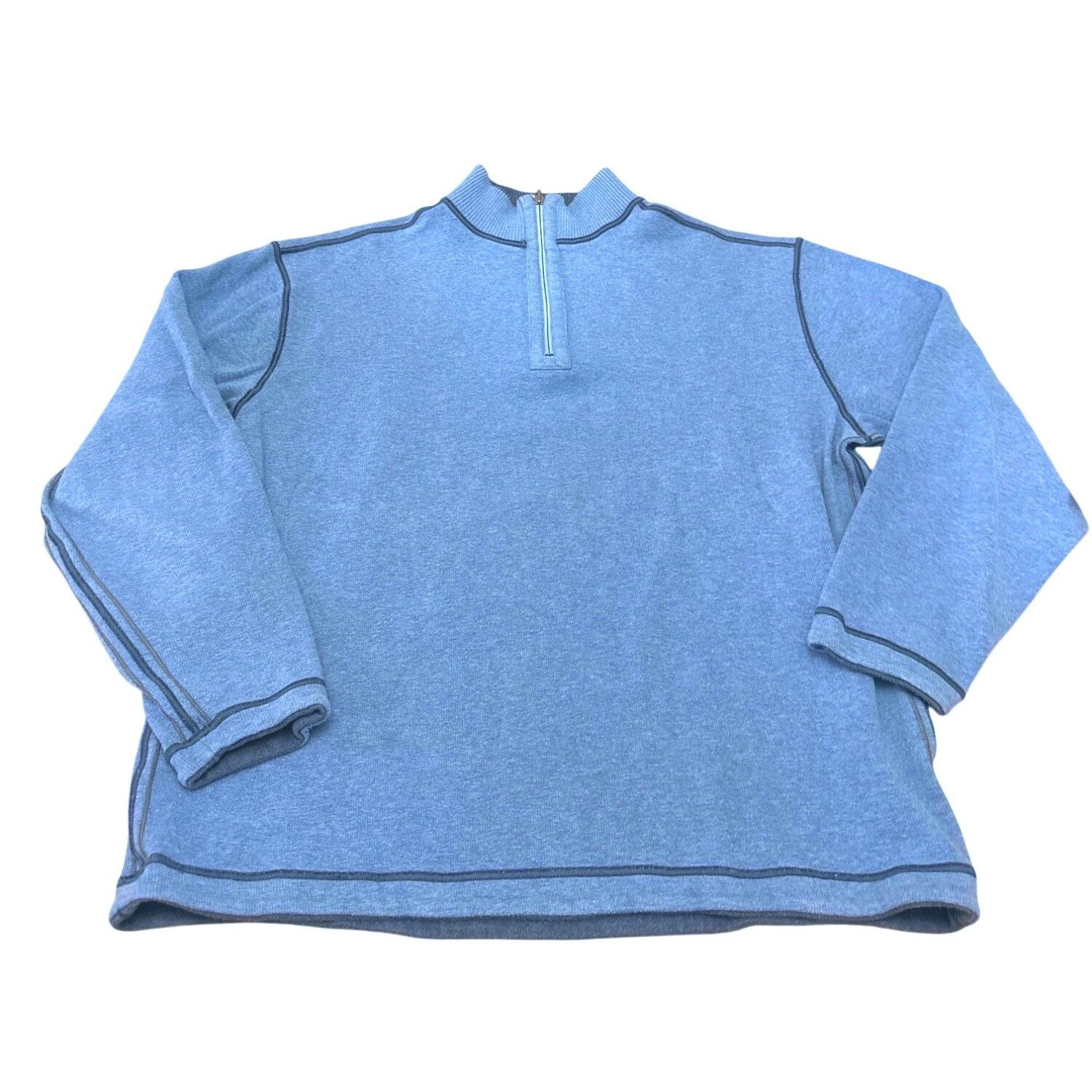 Other Dark Blue Light Blue Mens Quarter Zip Pullover Reversible Sw Size US XL / EU 56 / 4 - 1 Thumbnail