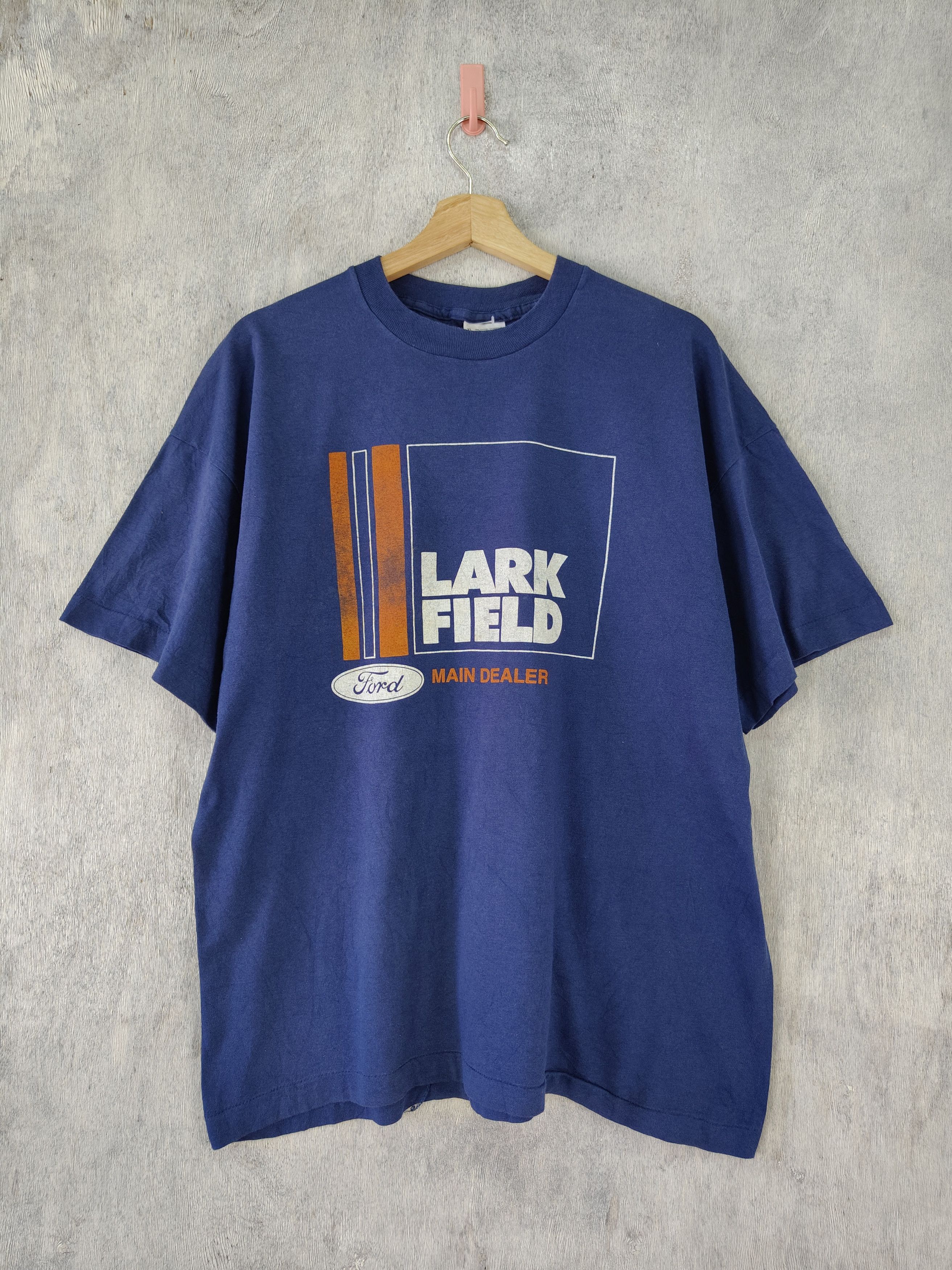 image of Vintage Lark Field Ford Shirt in Blue, Men's (Size XL)