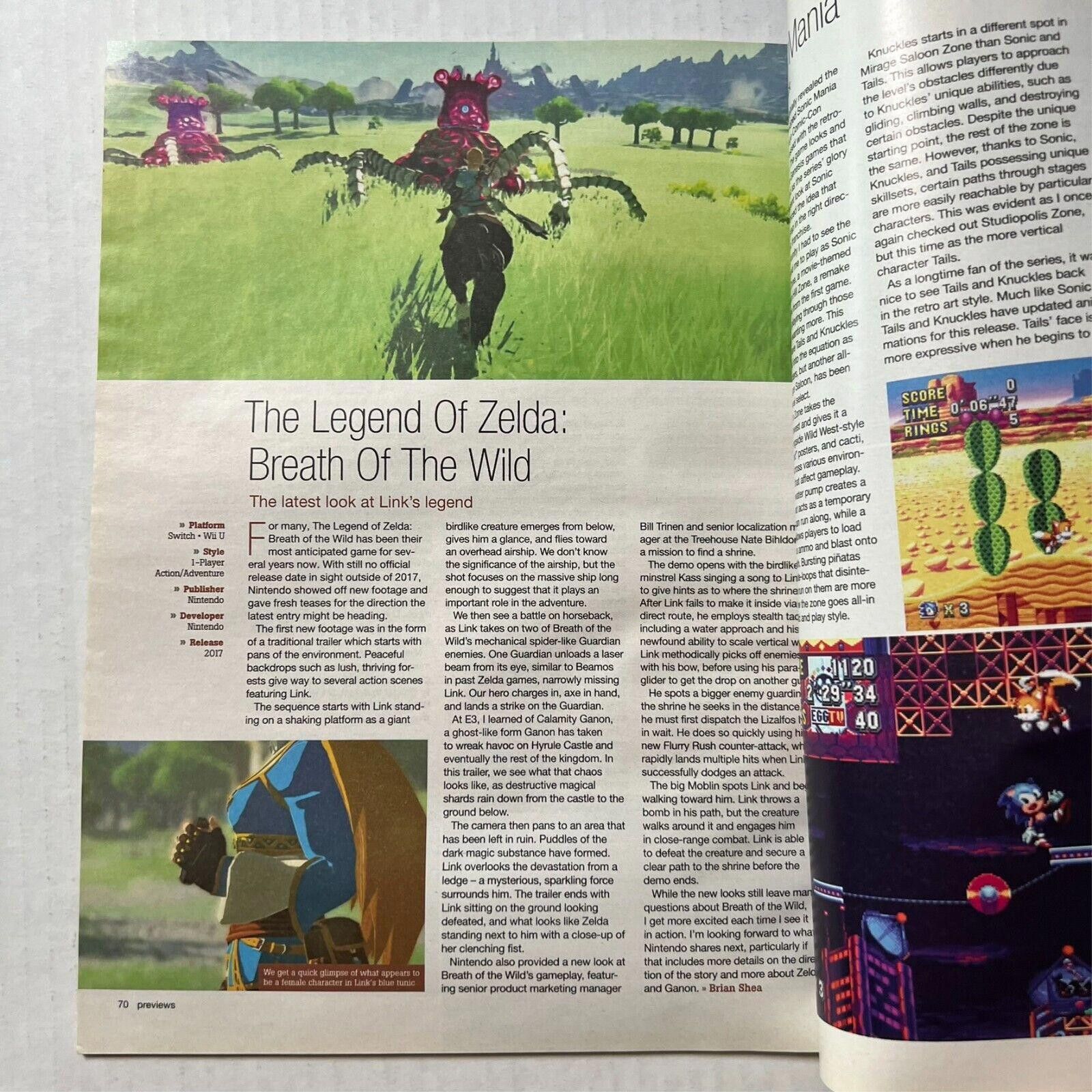 Designer Game Informer Issue #286 FEB 2017 TOP 50 GAMES EXC ZELDA Size ONE SIZE - 7 Thumbnail
