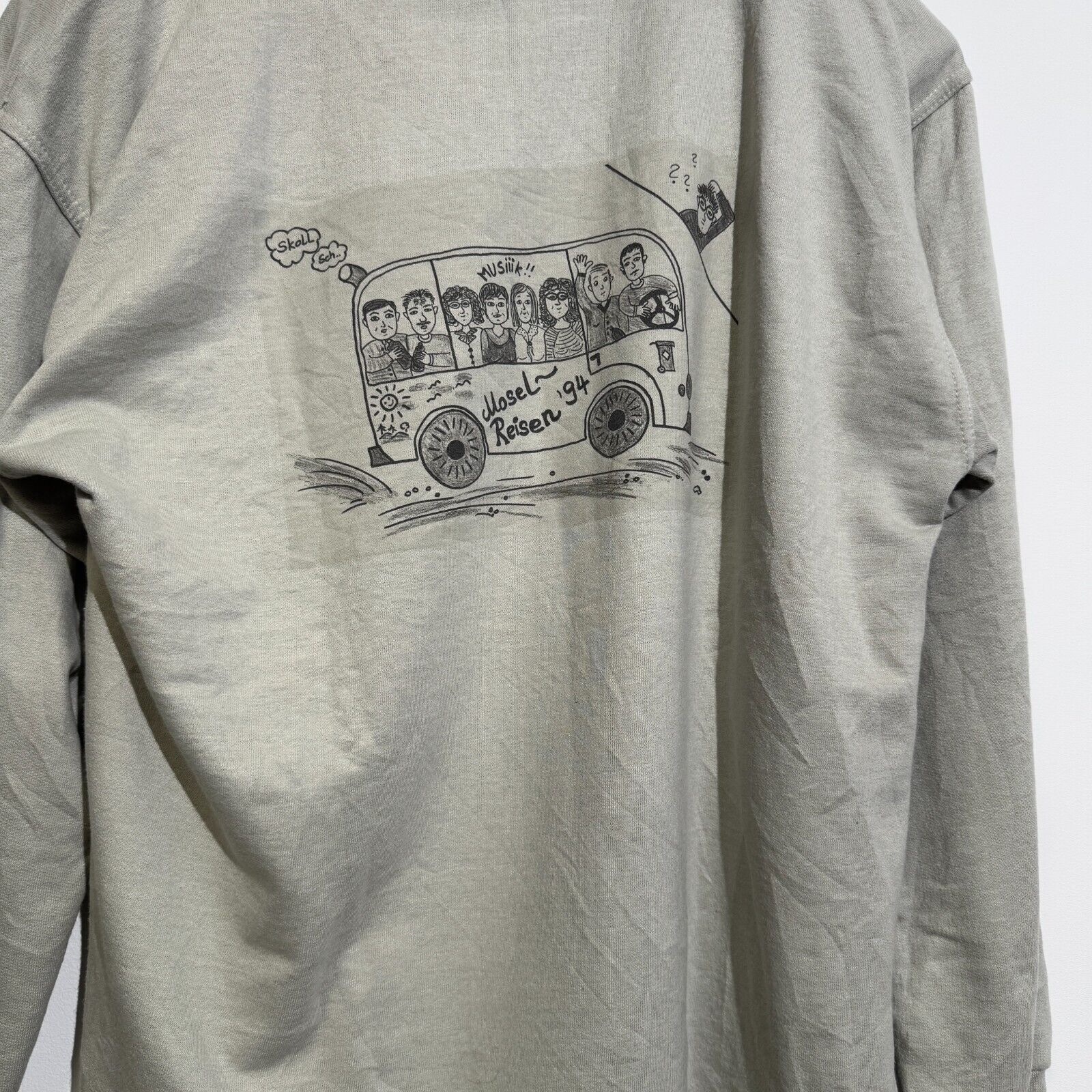 Vintage Vintage Unisex Gray Cotton Turtleneck Sweater Size L Regular Size US L / EU 52-54 / 3 - 11 Thumbnail