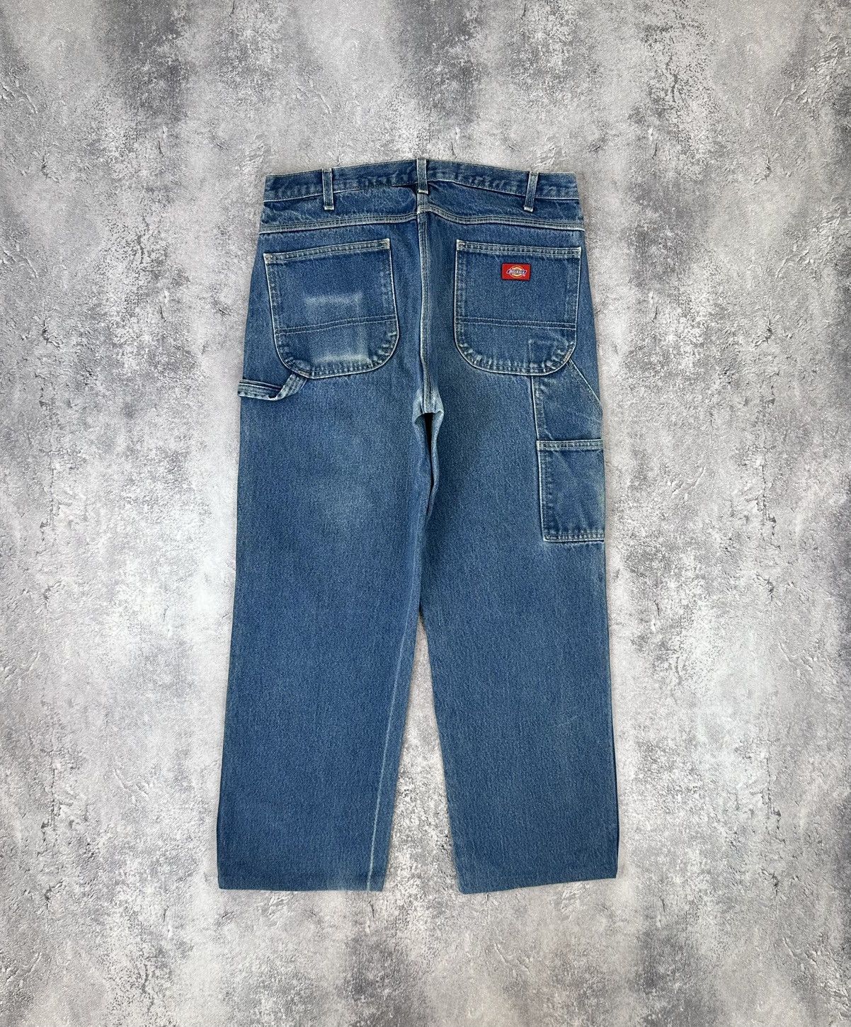 Dickies Vintage Dickies Stone Washed Denim Carpenter USA Work Pants Size US 36 / EU 52 - 1 Thumbnail