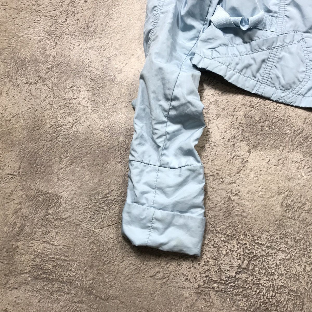 Vintage Vintage Y2K Light Blue Cropped Bomber Jacket Streetwear S Size S / US 4 / IT 40 - 4 Thumbnail