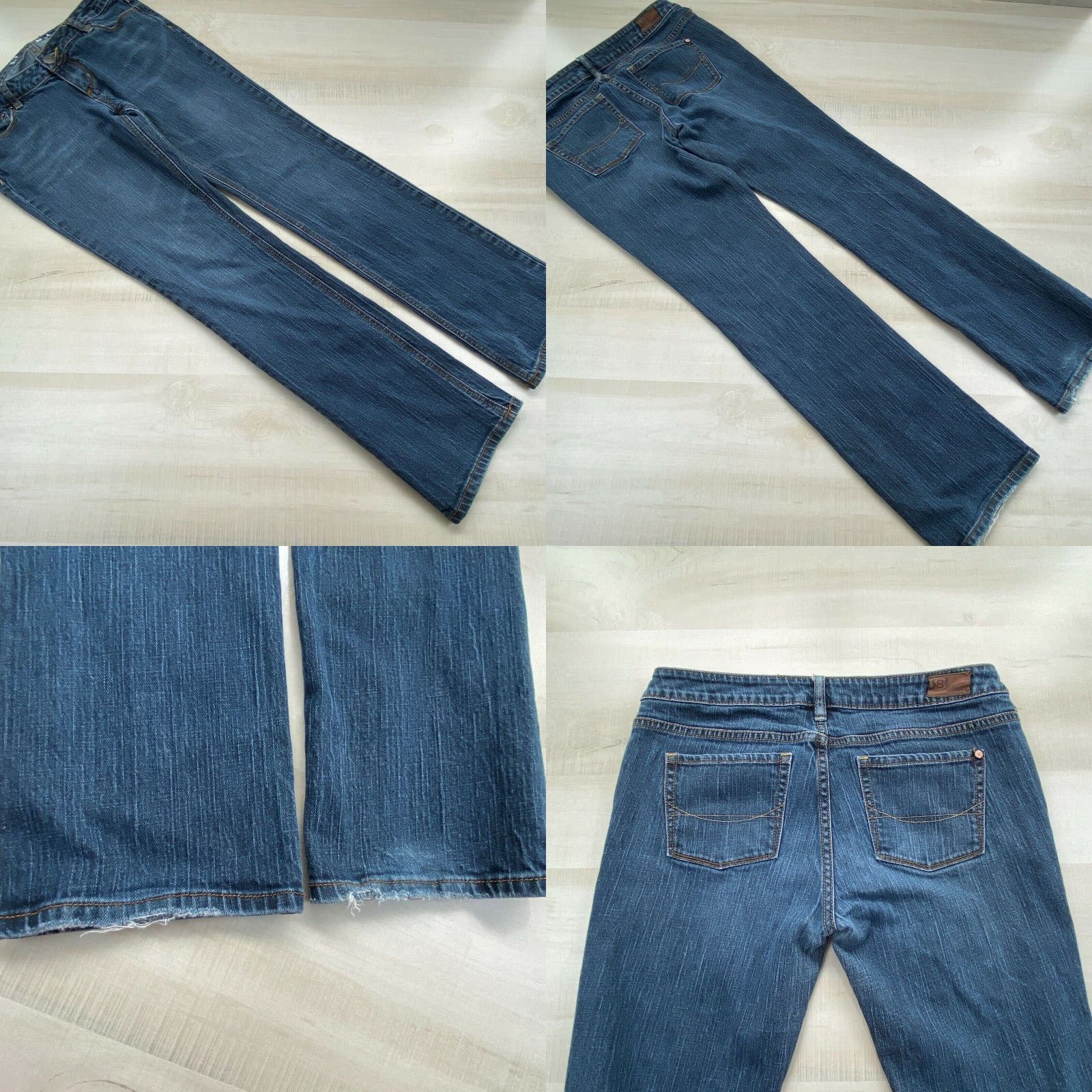 Vintage Bullhead Denim Womens Juniors Jeans Size 9 Medium Wash Sunset Straight Low Rise Size 30" / US 8 / IT 44 - 8 Thumbnail
