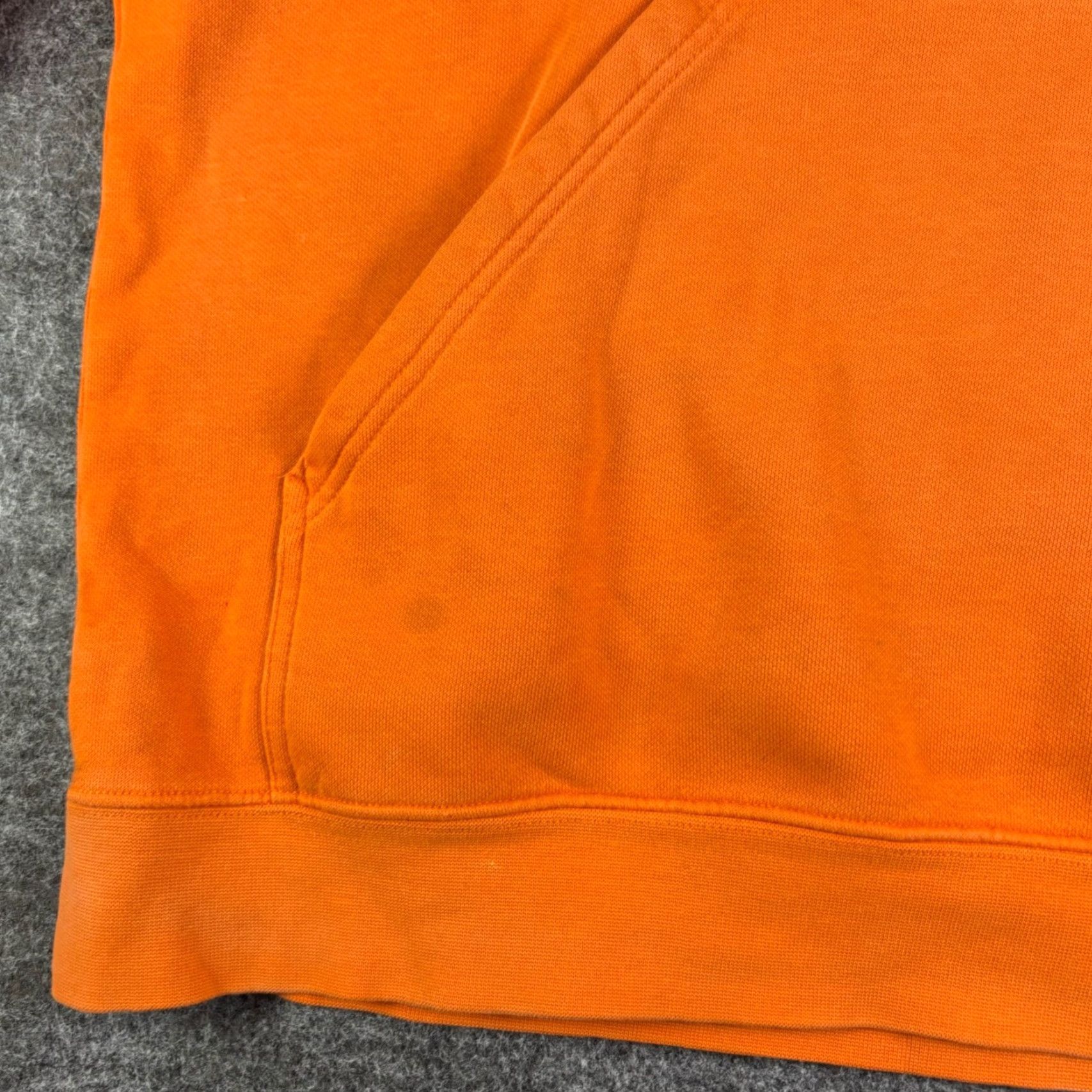 Nike Nike Vintage Spellout Hoodie Orange Navy XL Pullover Crew Neck Heavyweight Logo Embroidered Oversized Basketball Mens Size US XL / EU 56 / 4 - 7 Thumbnail