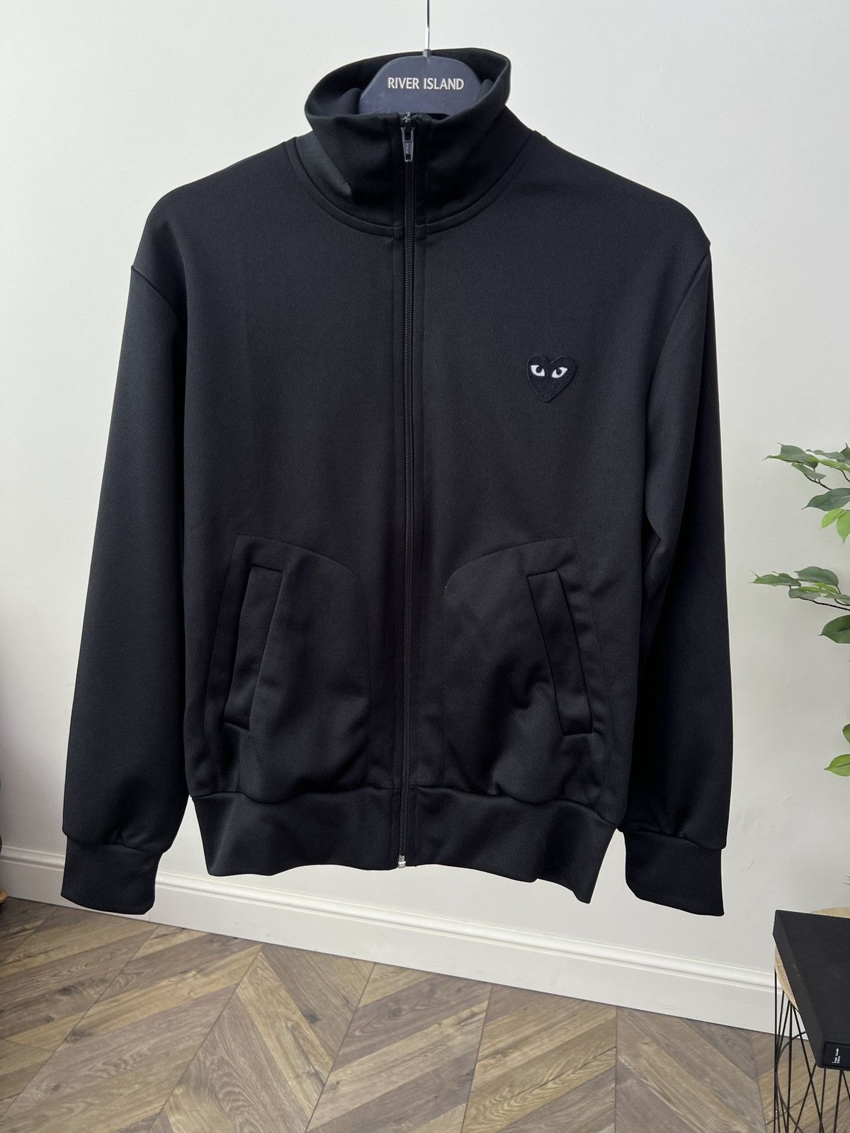 Comme des Garcons Vintage Comme des Garçons Play Track Jacket Heart Logo Size US S / EU 44-46 / 1 - 2 Thumbnail