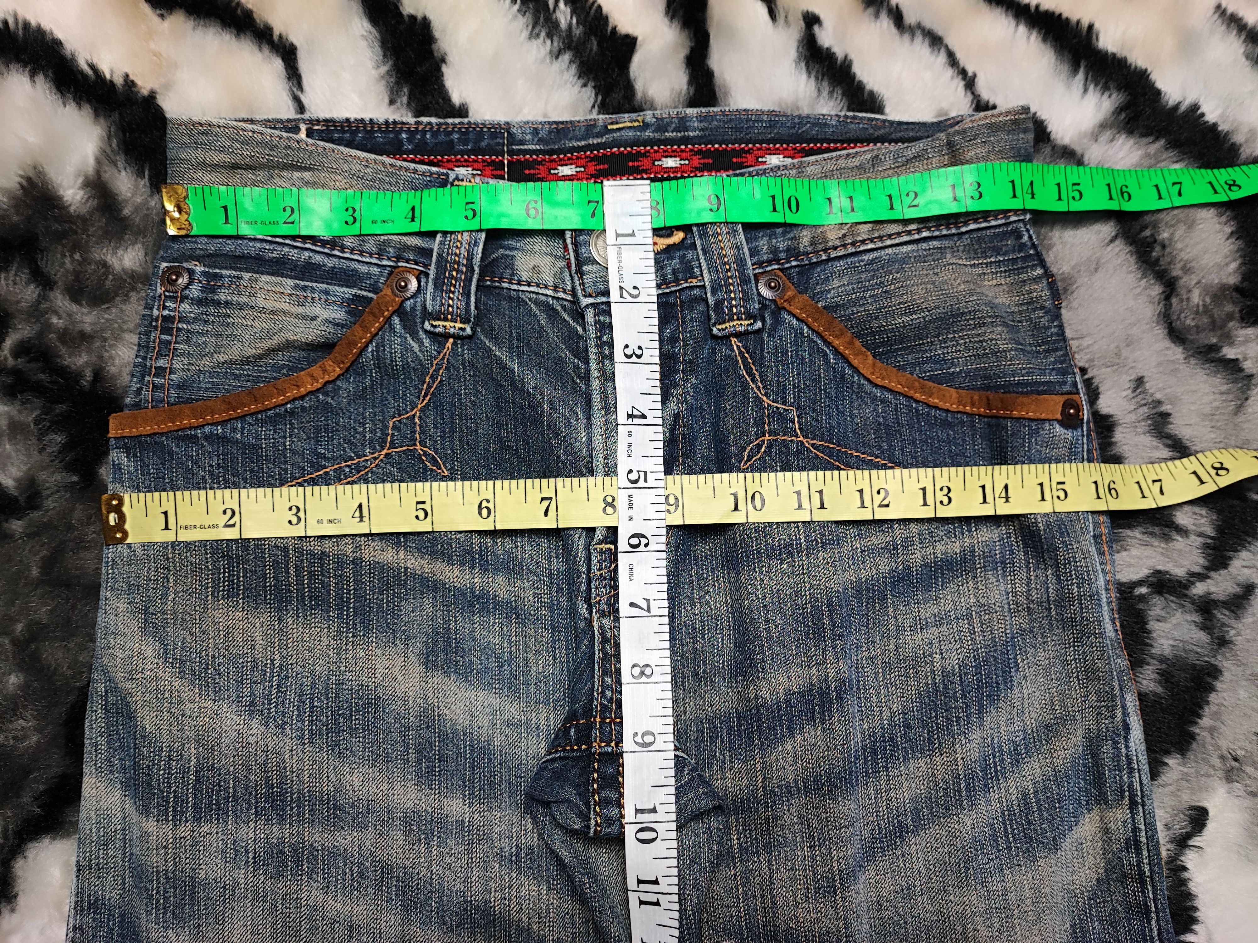 Edwin Edwin XV Vintage Rusty Distress Faded Size US 28 / EU 44 - 11 Thumbnail