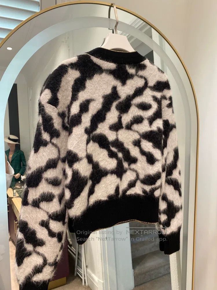 Other Chanel 20a black and white horsehair knitted sweater Size XS / US 0-2 / IT 36-38 - 3 Thumbnail