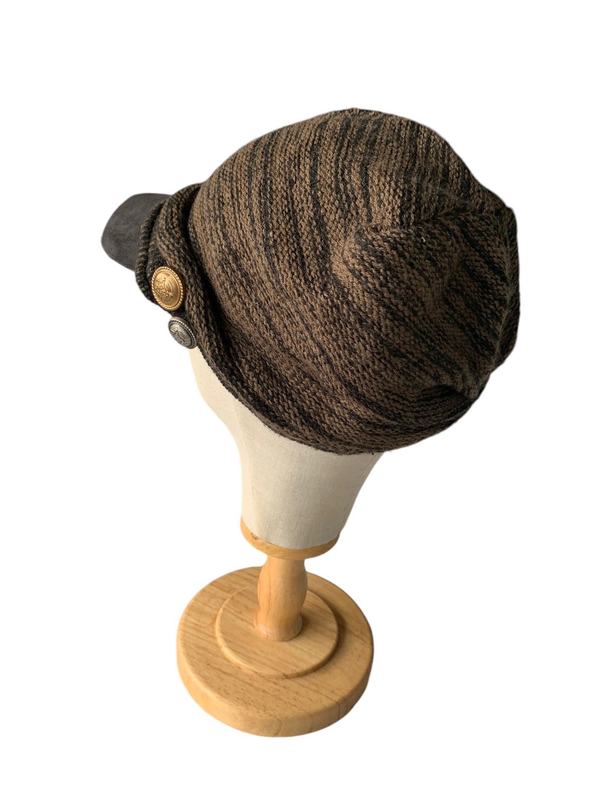 14th Addiction × Japanese Brand × Le Grande Bleu (L.G.B.) Punk Bondage Style slouchy Knit Hats Size ONE SIZE - 7 Thumbnail