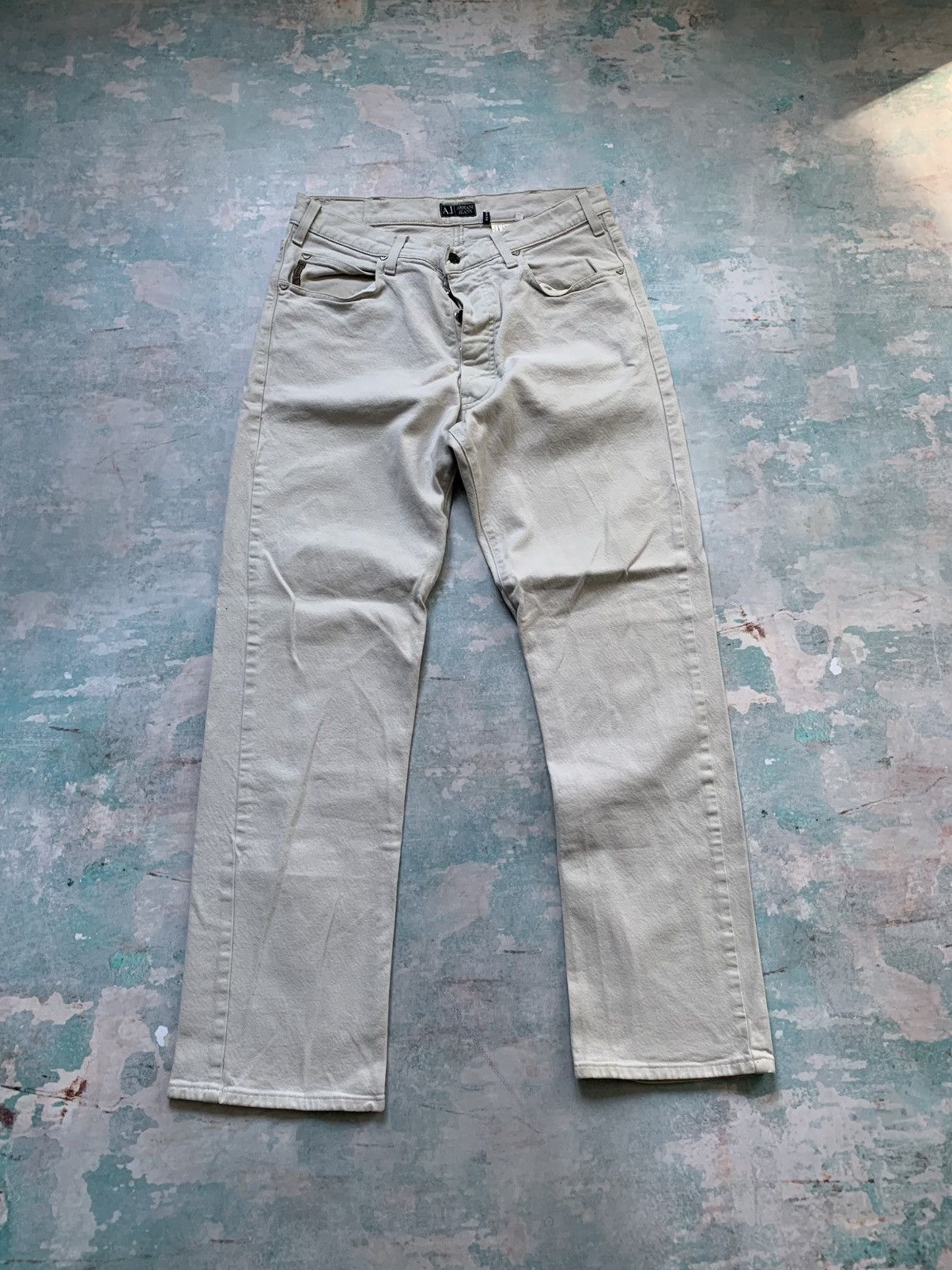 Armani Armani Jeans Y2K Eco-Wash Casual Denim Pants Hype 2000s Size US 34 / EU 50 - 1 Thumbnail