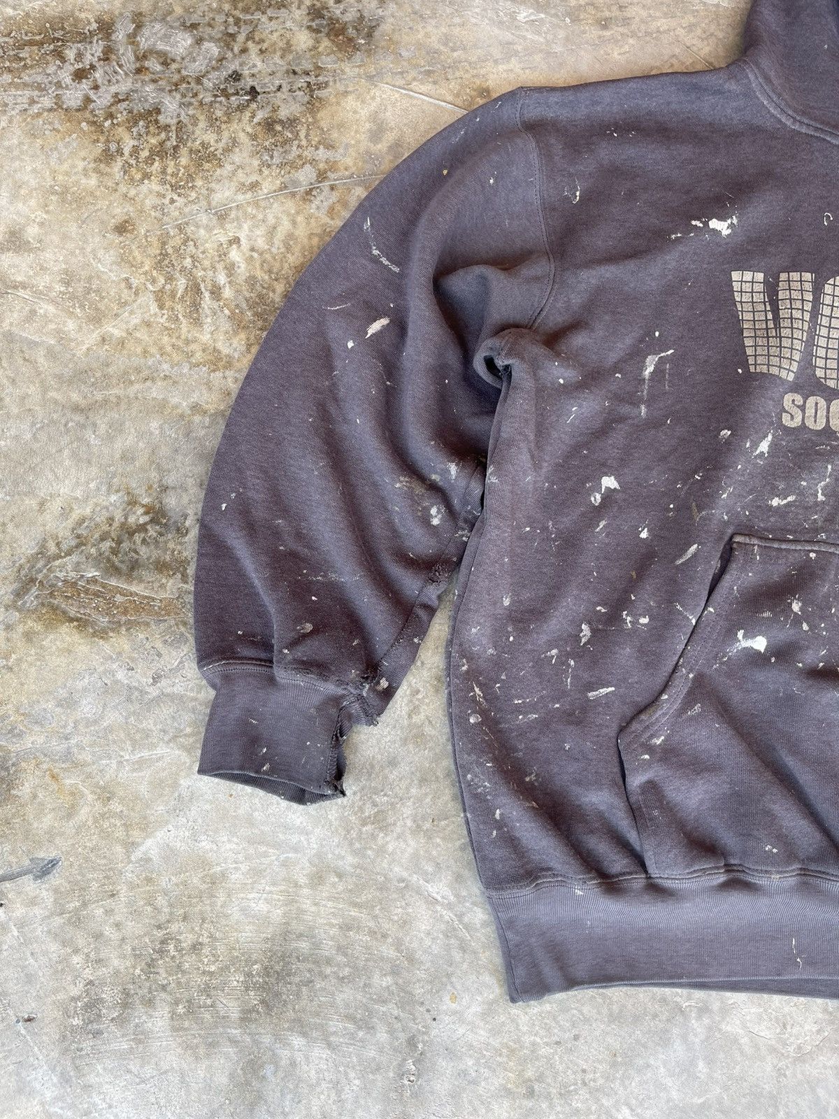 Vintage Vintage Neuterplevo Thrashed Paint Hoodie Size US L / EU 52-54 / 3 - 7 Thumbnail