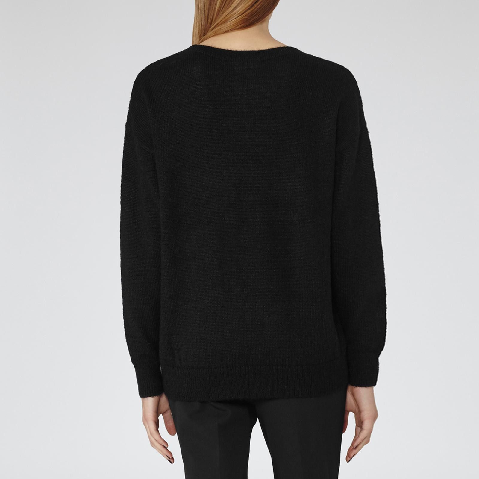 Reiss Reiss Kimber Embellished Jumper Sweater Acryl Nylon Mohair Size XS / US 0-2 / IT 36-38 - 9 Thumbnail