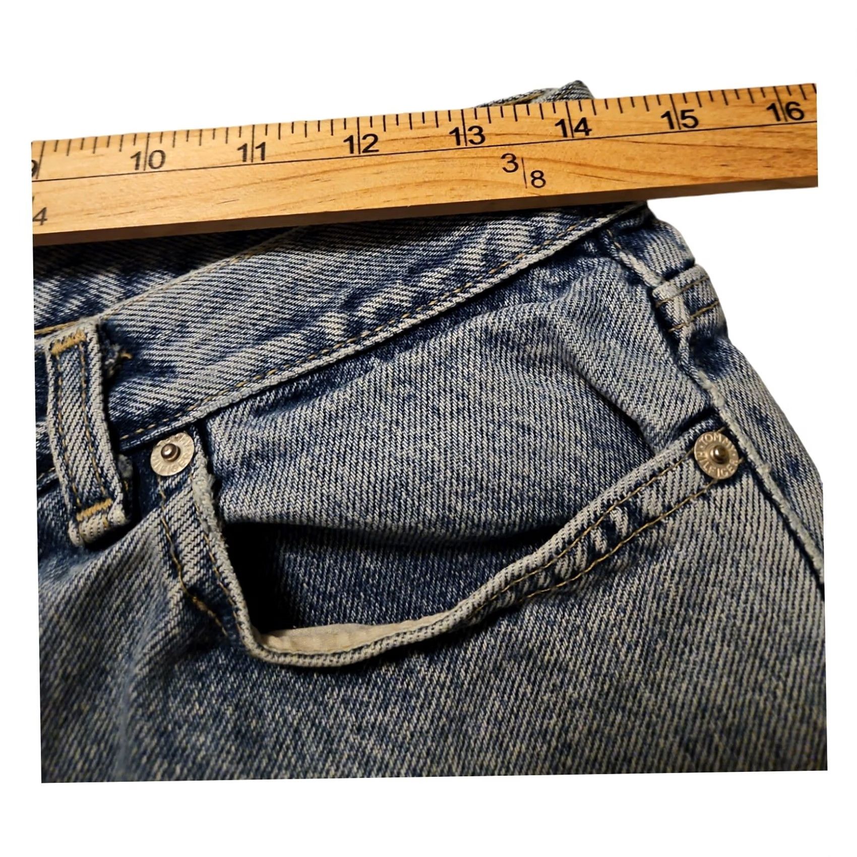 Tommy Hilfiger VINTAGE Tommy Hilfiger Jeans Women 10 Stone Wash 5-Pocket Denim Regular Straight Stone Beig e Logo Embroidered Zipper Button 100% Cotton Mexico"} Size 32" / US 10 / IT 46 - 5 Thumbnail