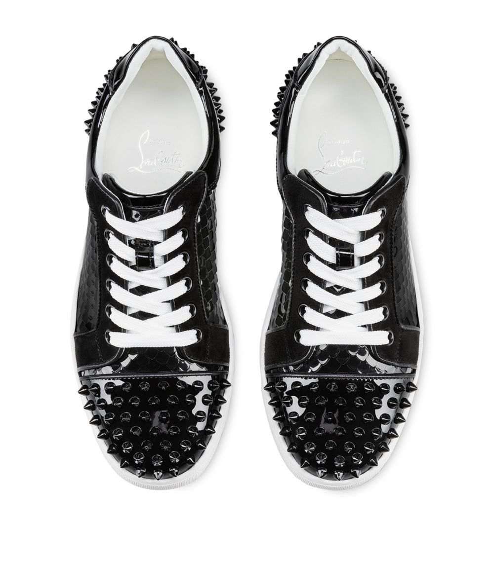 Christian Louboutin o1s1wg110225 Vieira 2 Sneakers in Black Size US 5 / IT 35 - 3 Thumbnail