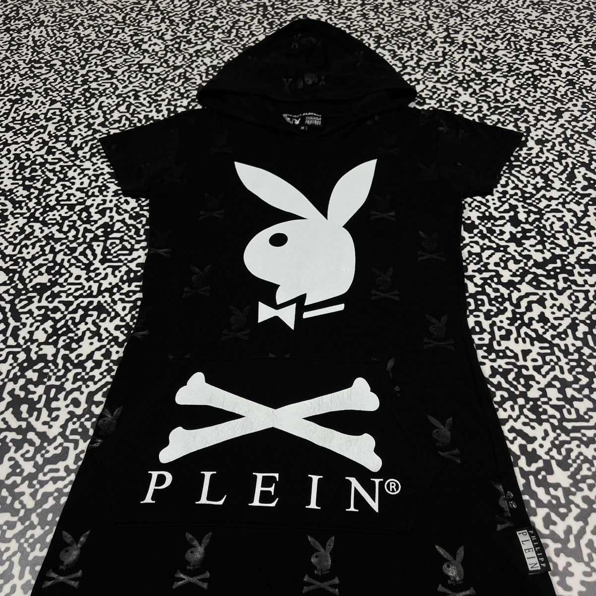 Philipp Plein Vintage Y2K Playboy X Philipp Plein Monogram Mini Dress Size M / US 6-8 / IT 42-44 - 5 Thumbnail