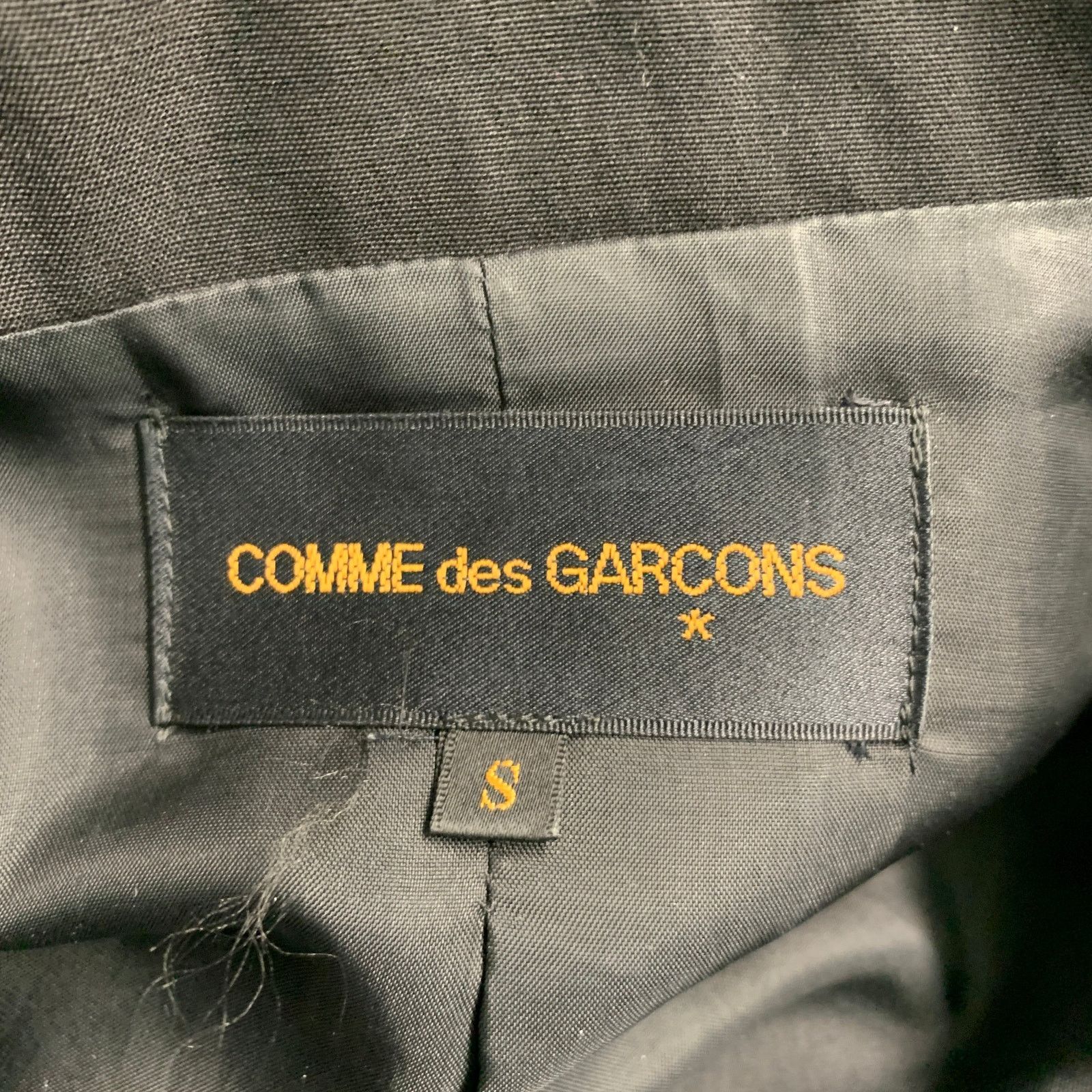 Comme des Garcons COMME des GARCONS Size S Black Wool Lace Jacket Size S / US 4 / IT 40 - 4 Thumbnail