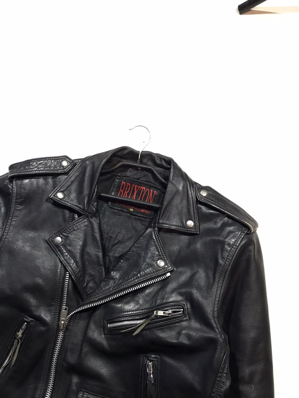 Vintage Vintage Brixton Leather Moto Biker jacket M size Size US M / EU 48-50 / 2 - 2 Thumbnail