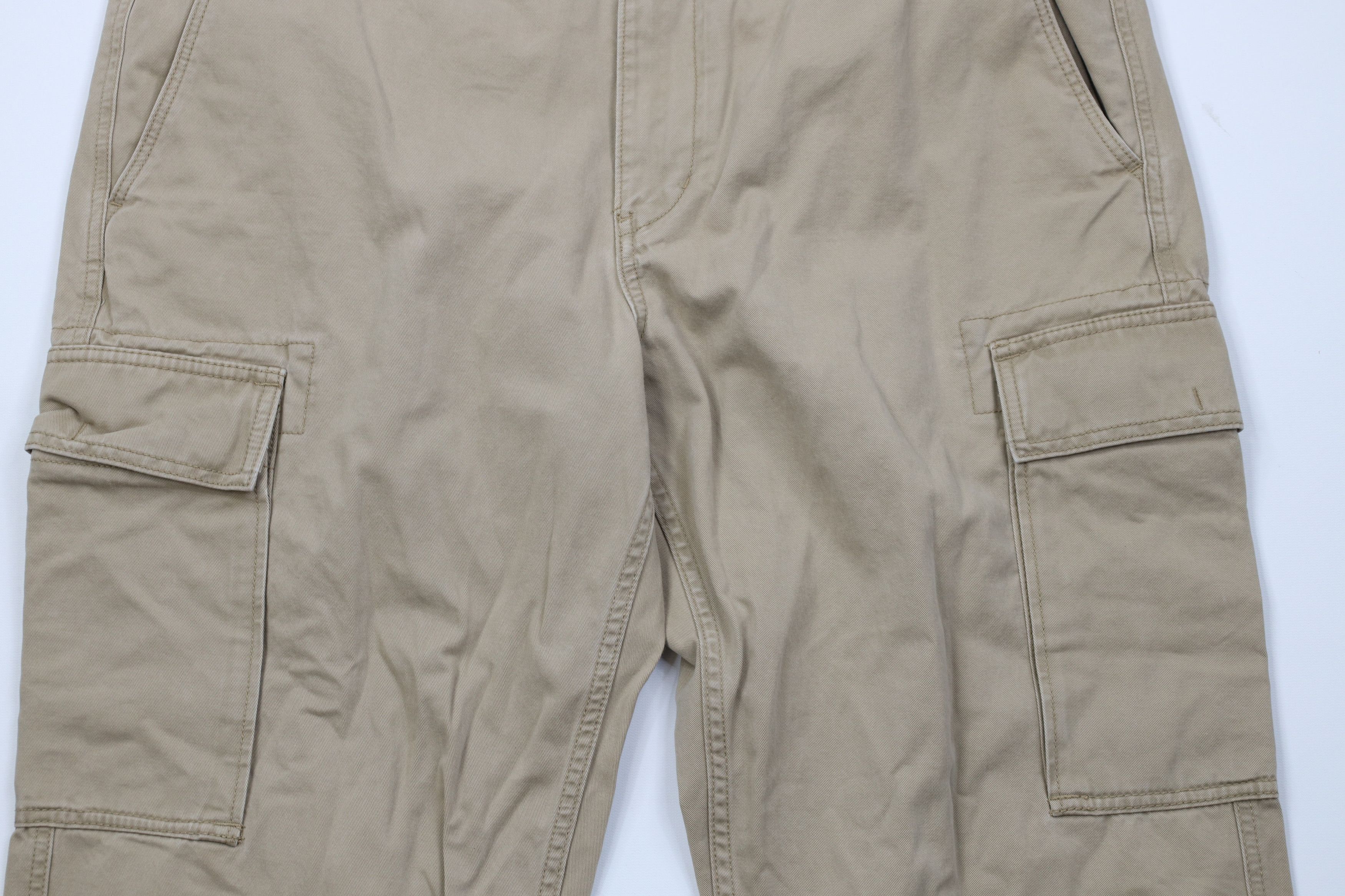 Eddie Bauer Vintage Eddie Bauer Baggy Wide Leg Cargo Pants Beige Cotton Size US 40 / EU 56 - 3 Thumbnail
