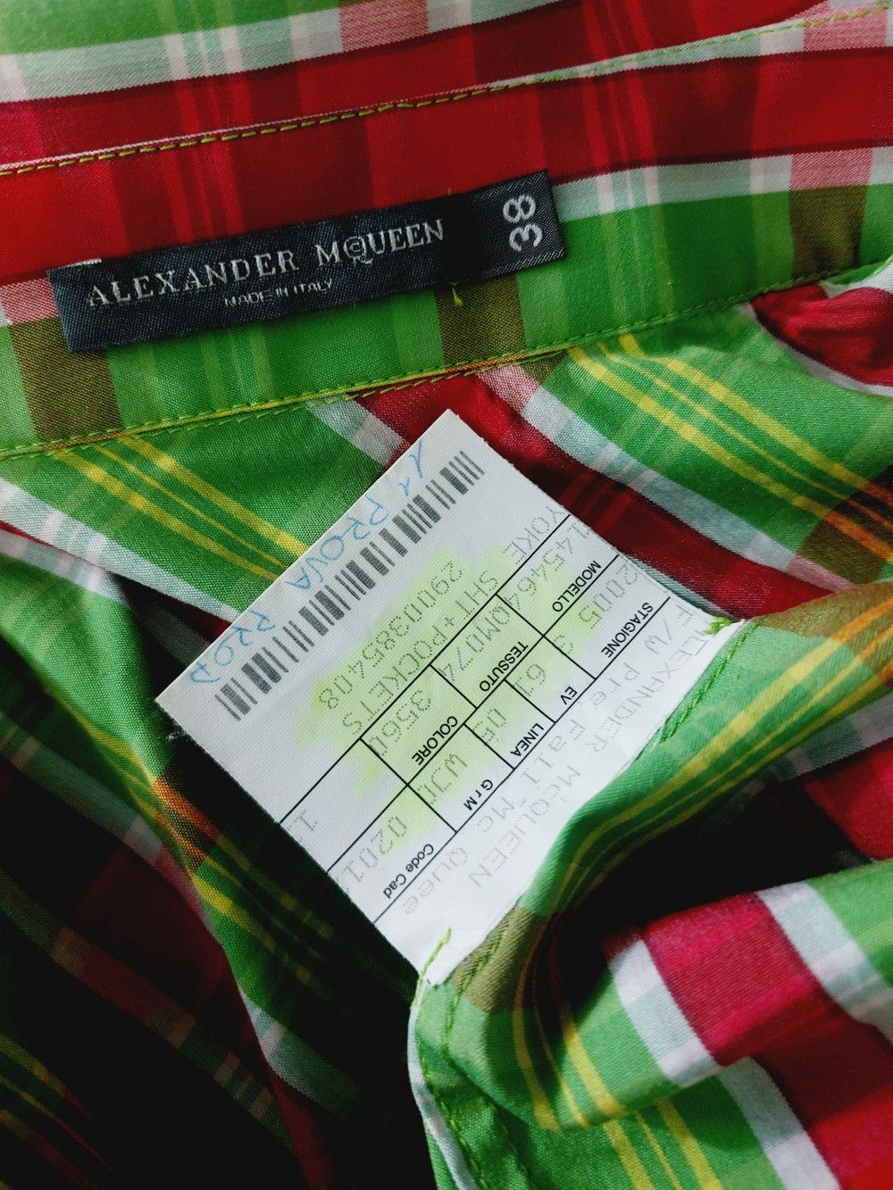 Alexander McQueen Alexander McQueen AW2005 Tartan Blouse Runway Shirt Top Size M / US 6-8 / IT 42-44 - 8 Thumbnail