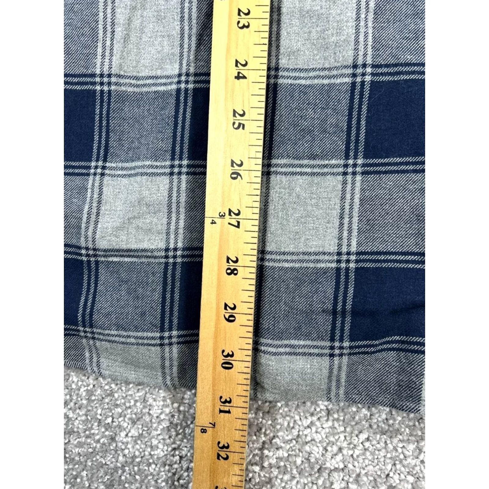 Brooks Brothers Brooks Brothers 346 Shirt Mens Large Blue Gray Cotton Button-Up Plaid Collar Down Classic Size US L / EU 52-54 / 3 - 8 Thumbnail