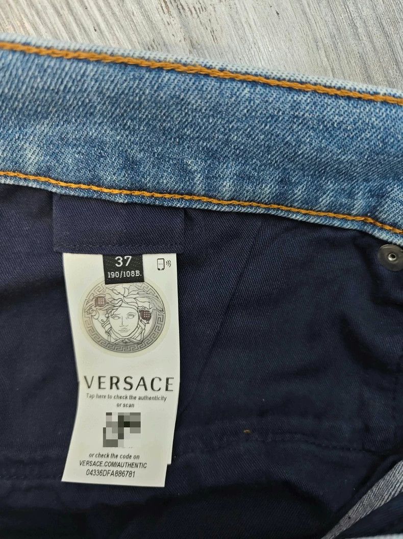 Versace Versace Medusa embroidered men's jeans Size US 37 - 6 Thumbnail