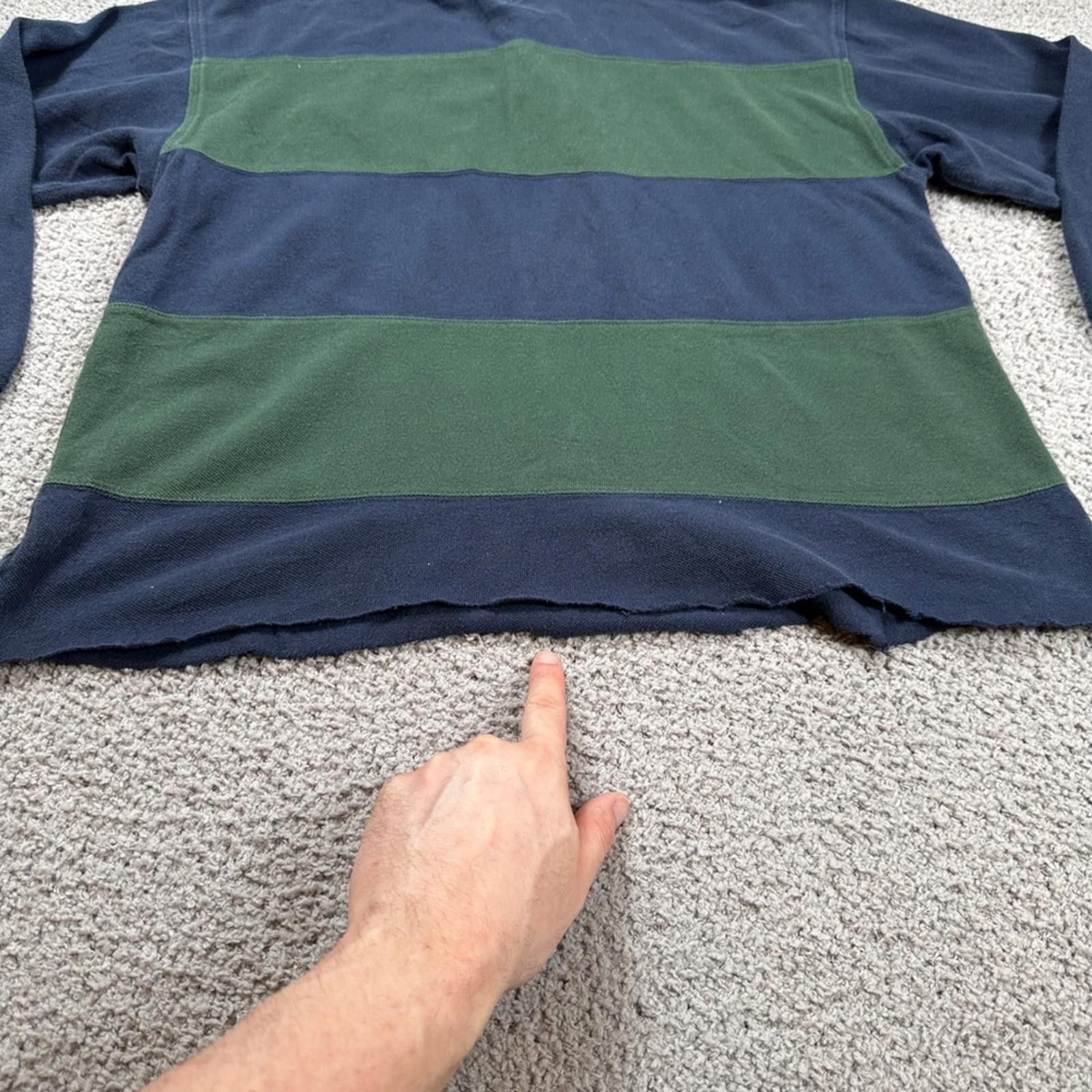Tommy Hilfiger Vintage Tommy Hilfiger Rugby Shirt Men's Long Sleeve Striped Size US M / EU 48-50 / 2 - 6 Thumbnail
