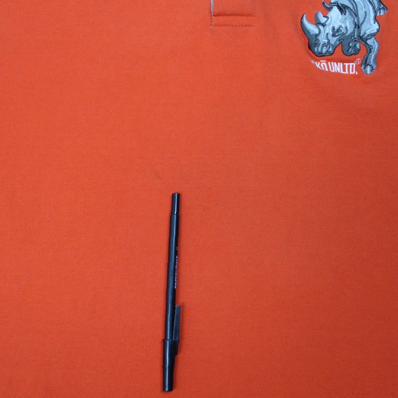 Ecko Unltd. VINTAGE ECKO Unltd Polo Shirt Mens 3XL XXXL Orange Cotton Short Sleeve Pullover Rhino Graphic Size US XXL / EU 58 / 5 - 4 Thumbnail
