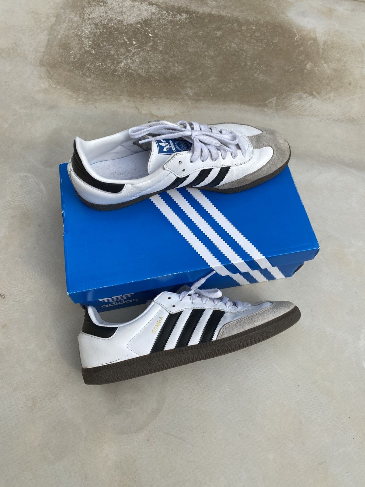 Adidas Adidas Samba OG – White/Black – Classic Retro Style Size US 10 / EU 43 - 5 Thumbnail
