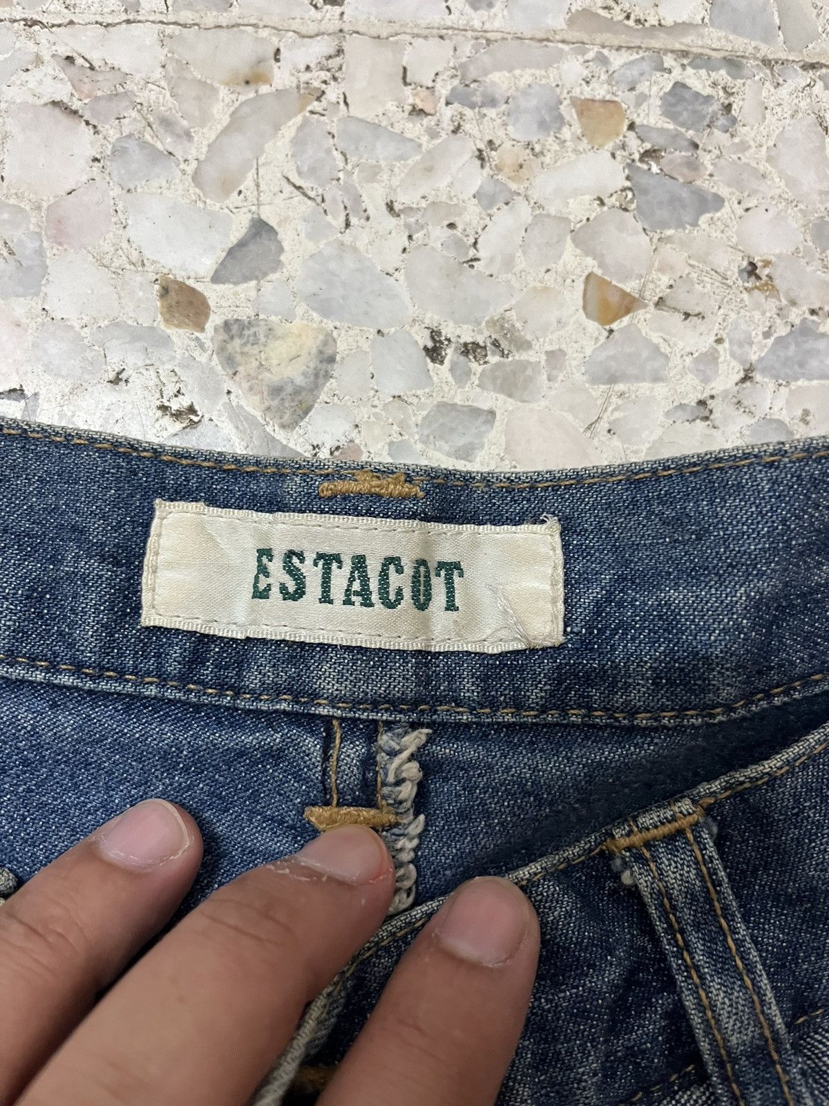 Vintage Vintage Japanese brand ESTACOT design hagi Flare Jeans Size US 28 / EU 44 - 4 Thumbnail