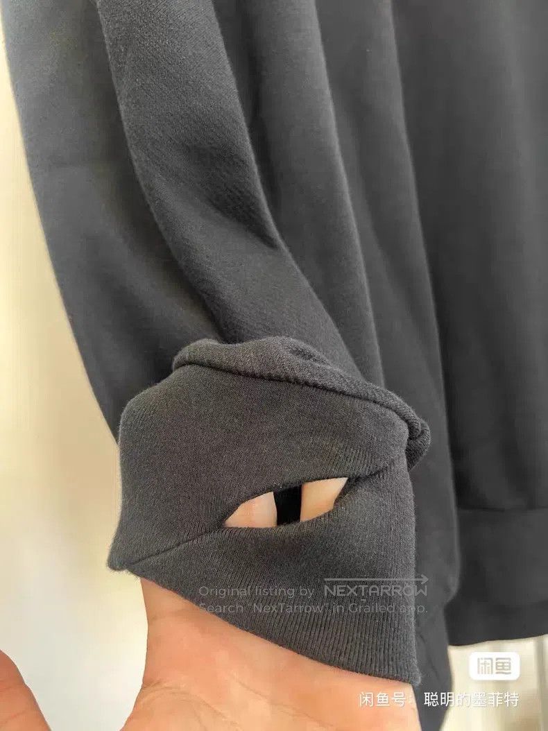 Boris Bidjan Saberi Boris Bidjan Saberi Cotton Crescent Long Sleeve Sweater Size US XS / EU 42 / 0 - 7 Thumbnail