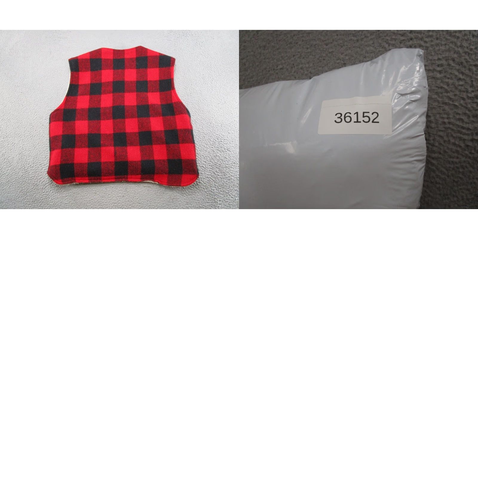 Vintage VINTAGE Sante Fe Vest Wool Flannel Buffalo Plaid 80s 2X Men’s Size Big & Tall Red Lined Wool Insulation Casual Winter Fall Spring Men’s Size US XXL / EU 58 / 5 - 8 Thumbnail
