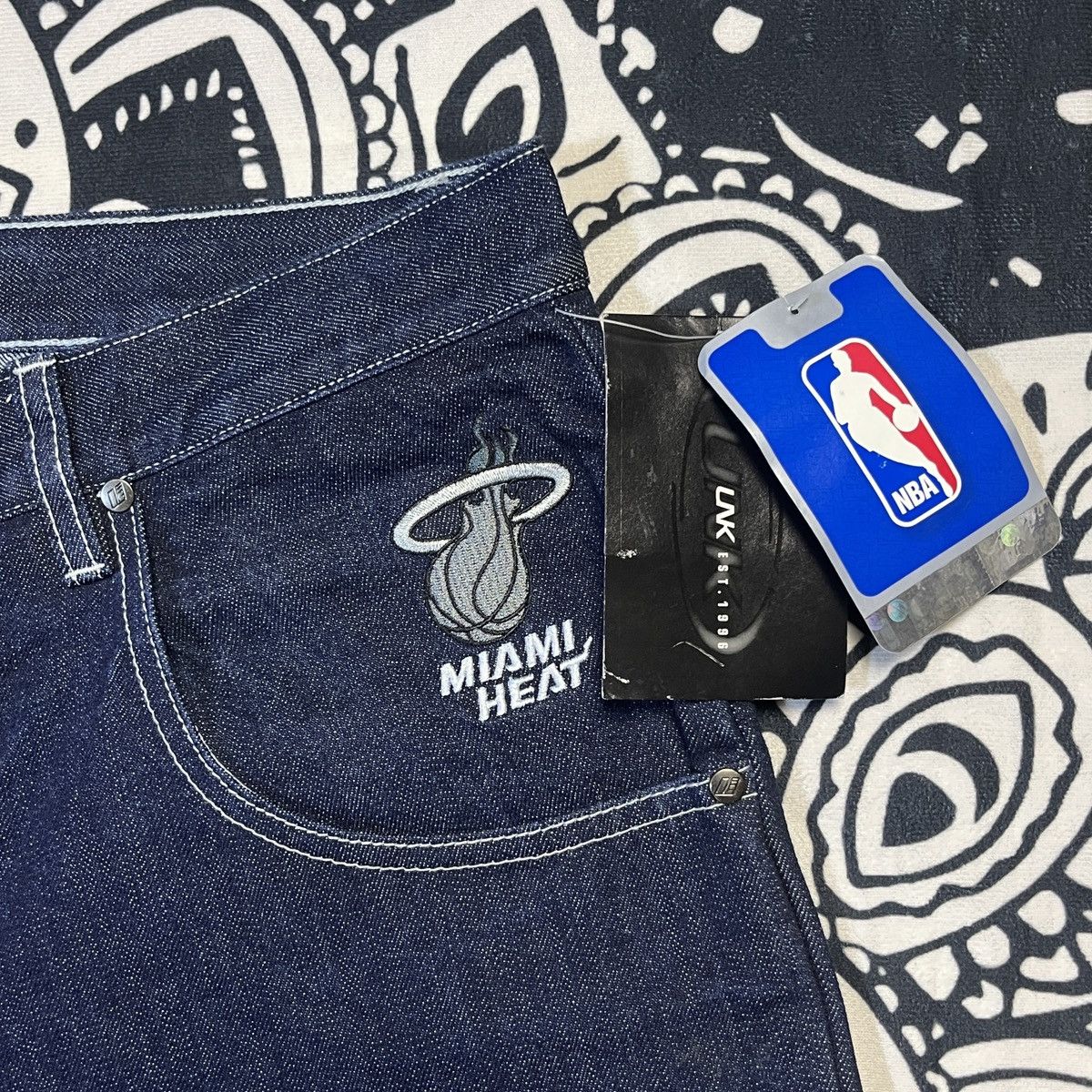 Other “Vintage Unk Nba Denim Heat Size 36” Size US 36 / EU 52 - 8 Thumbnail